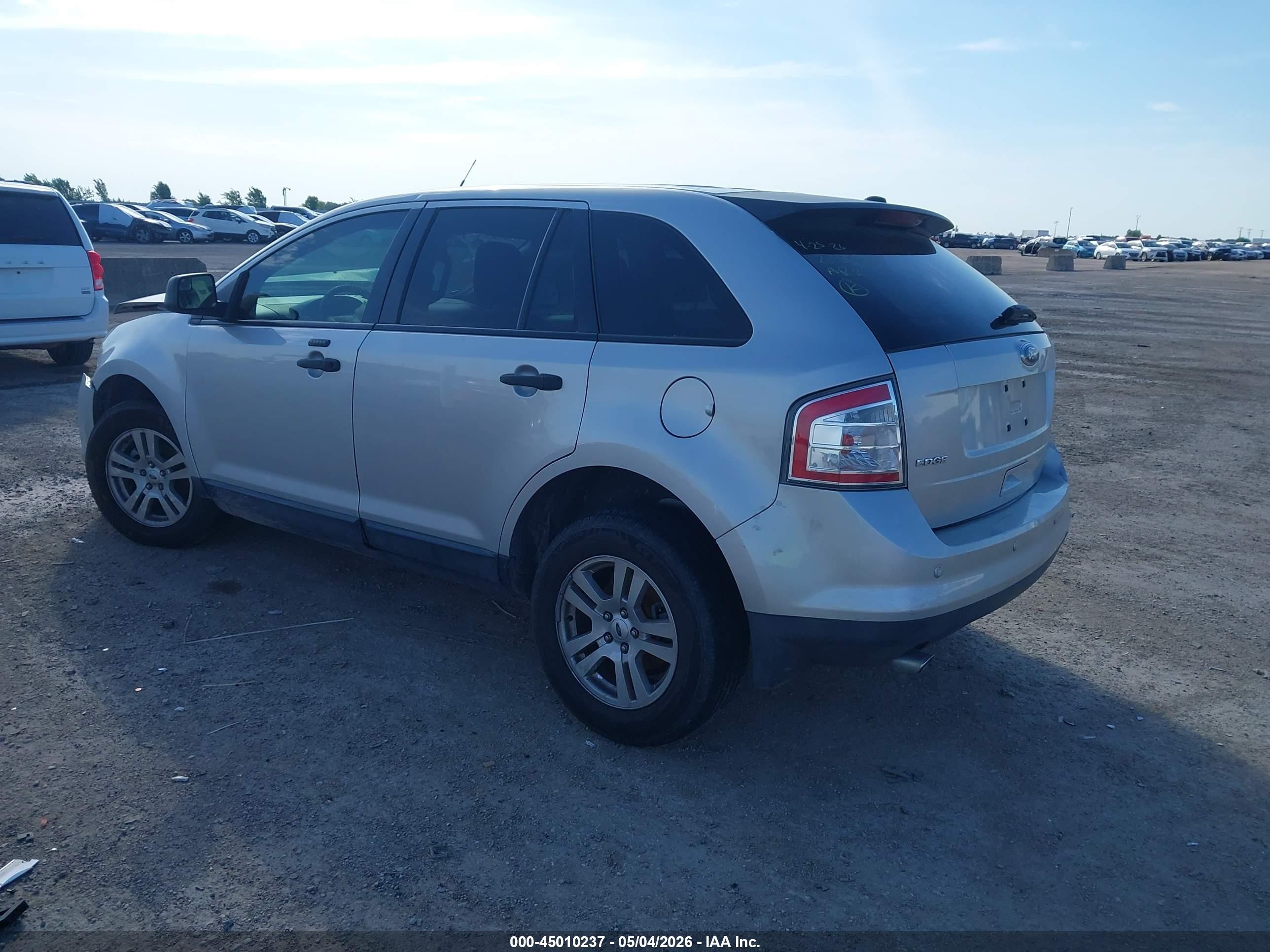 2009 Ford Edge Se White vin: 2FMDK36C59BA55131