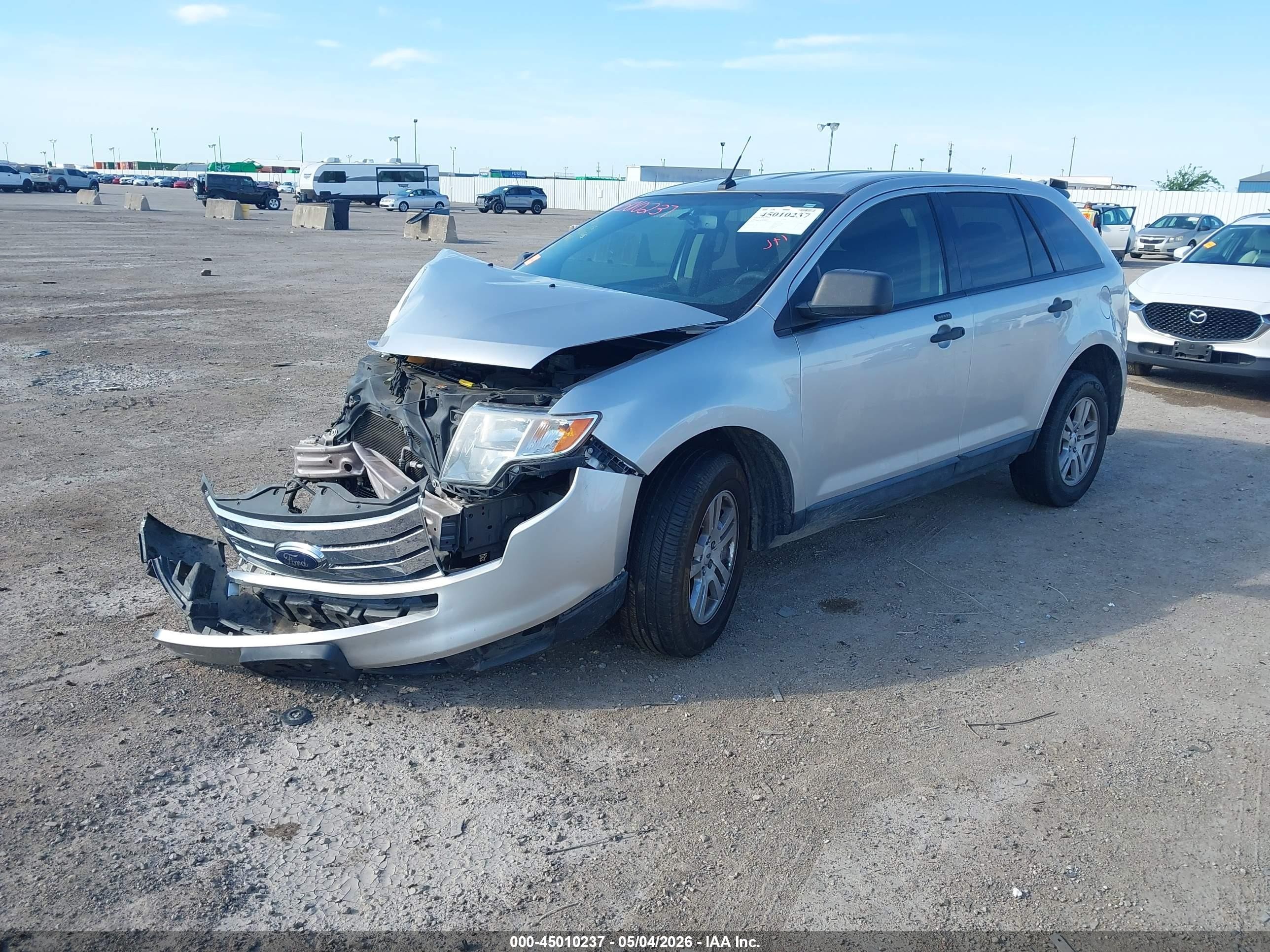 2009 Ford Edge Se White vin: 2FMDK36C59BA55131