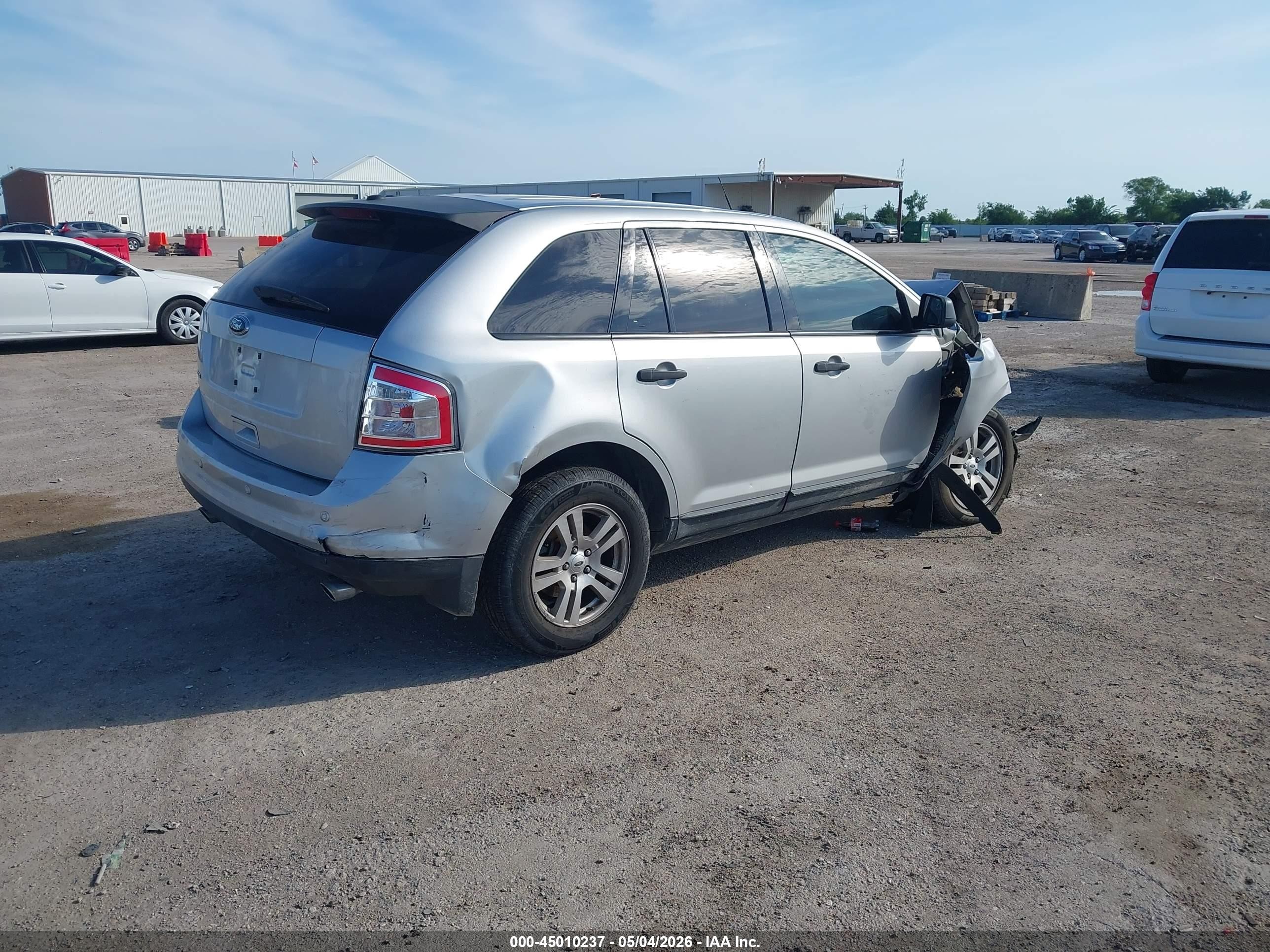 2009 Ford Edge Se White vin: 2FMDK36C59BA55131