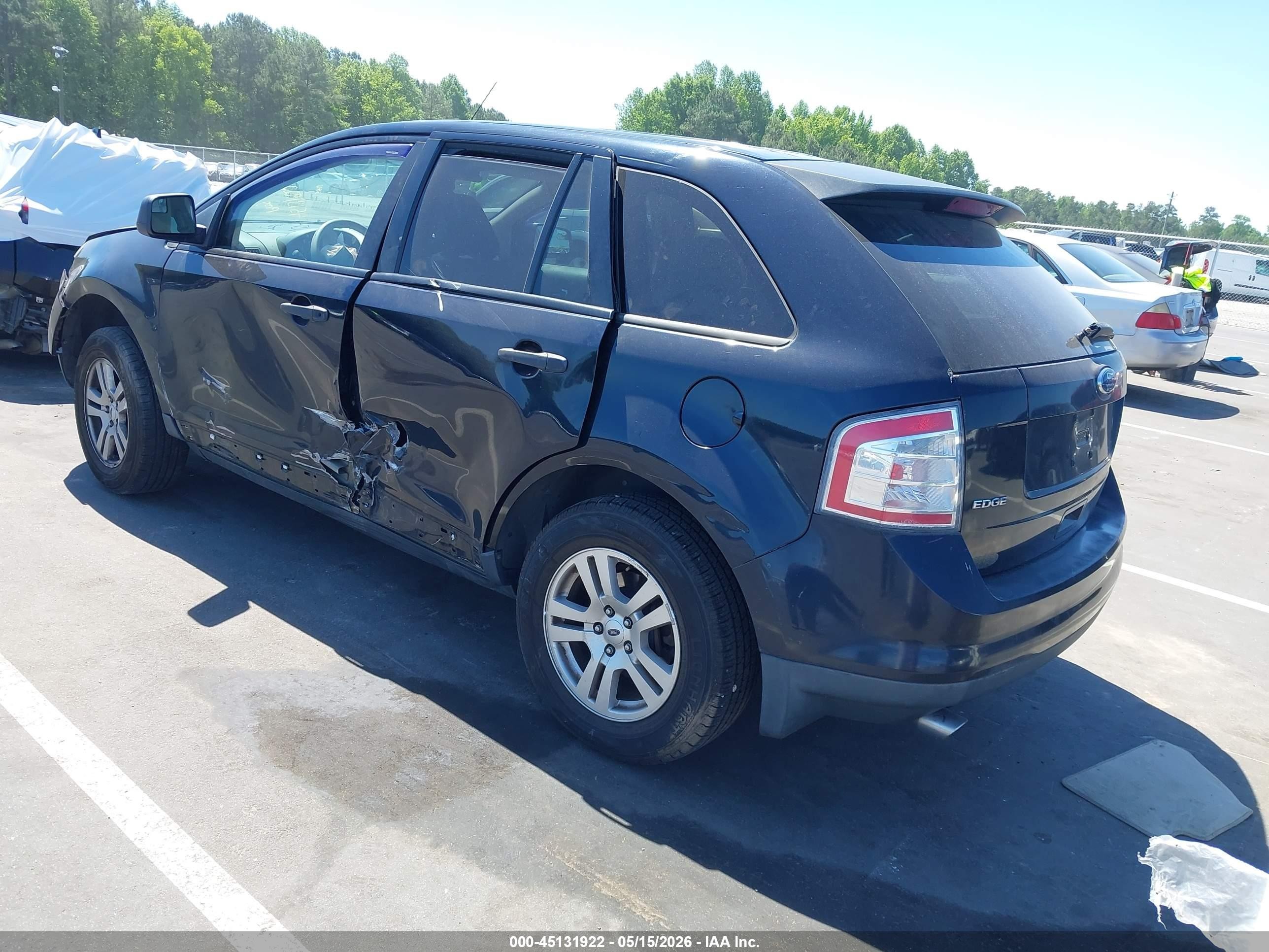 2009 Ford Edge Se Black vin: 2FMDK36C59BA67747