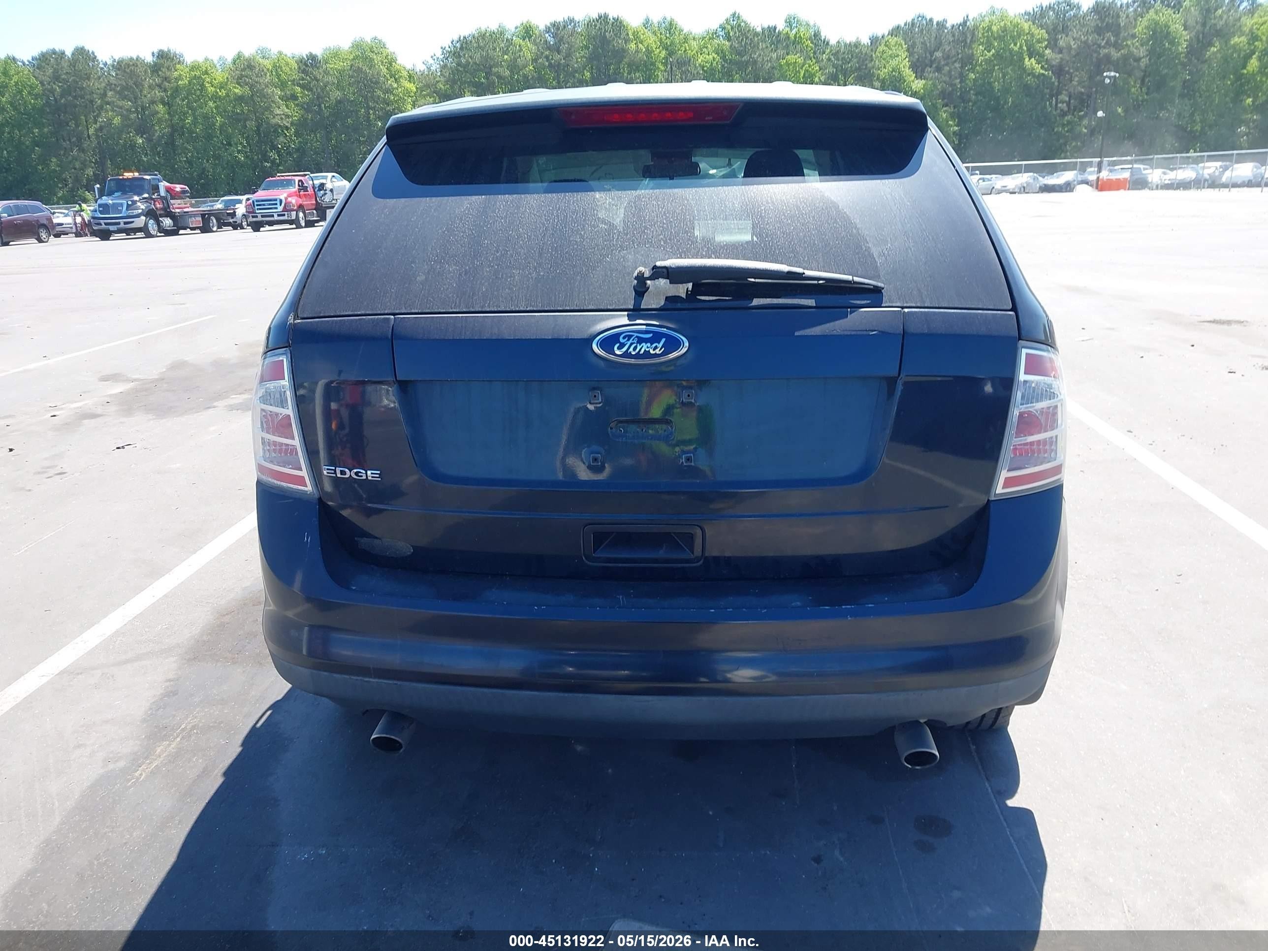 2009 Ford Edge Se Black vin: 2FMDK36C59BA67747