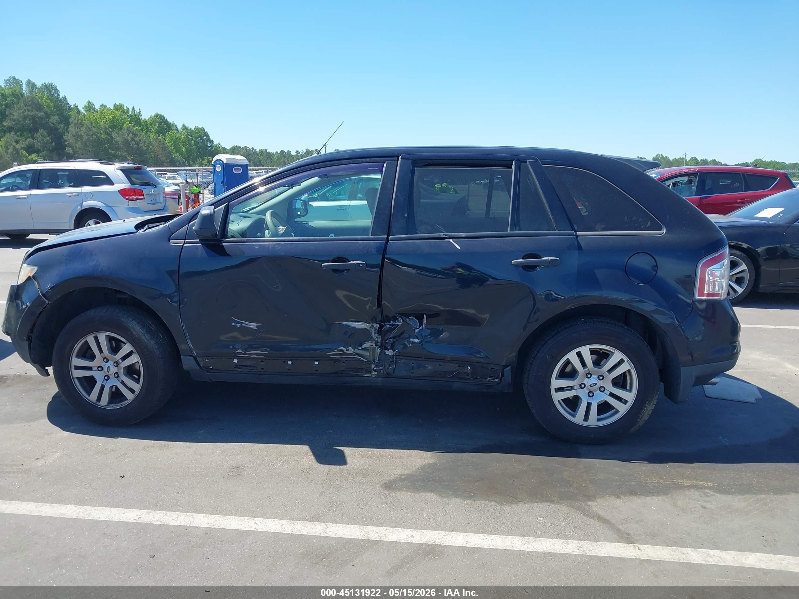 2009 Ford Edge Se Black vin: 2FMDK36C59BA67747