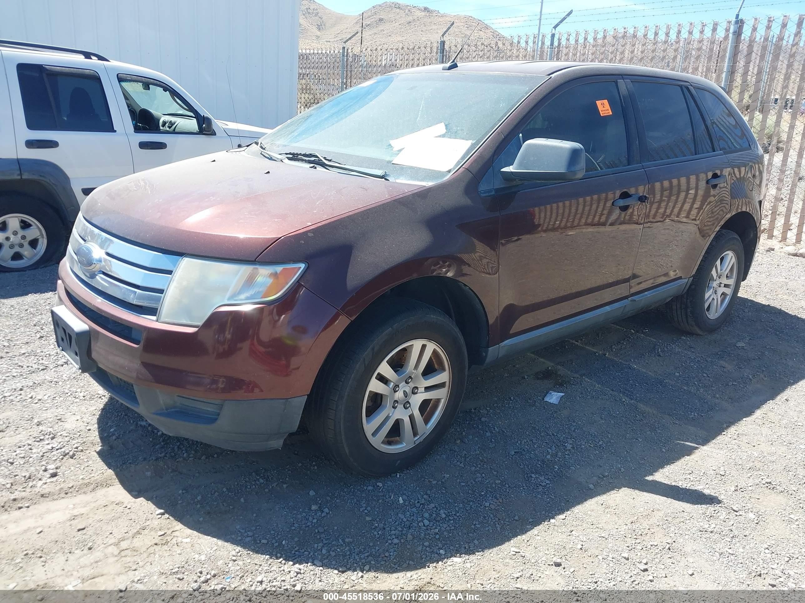 2009 Ford Edge Se Burgundy vin: 2FMDK36C59BA78750