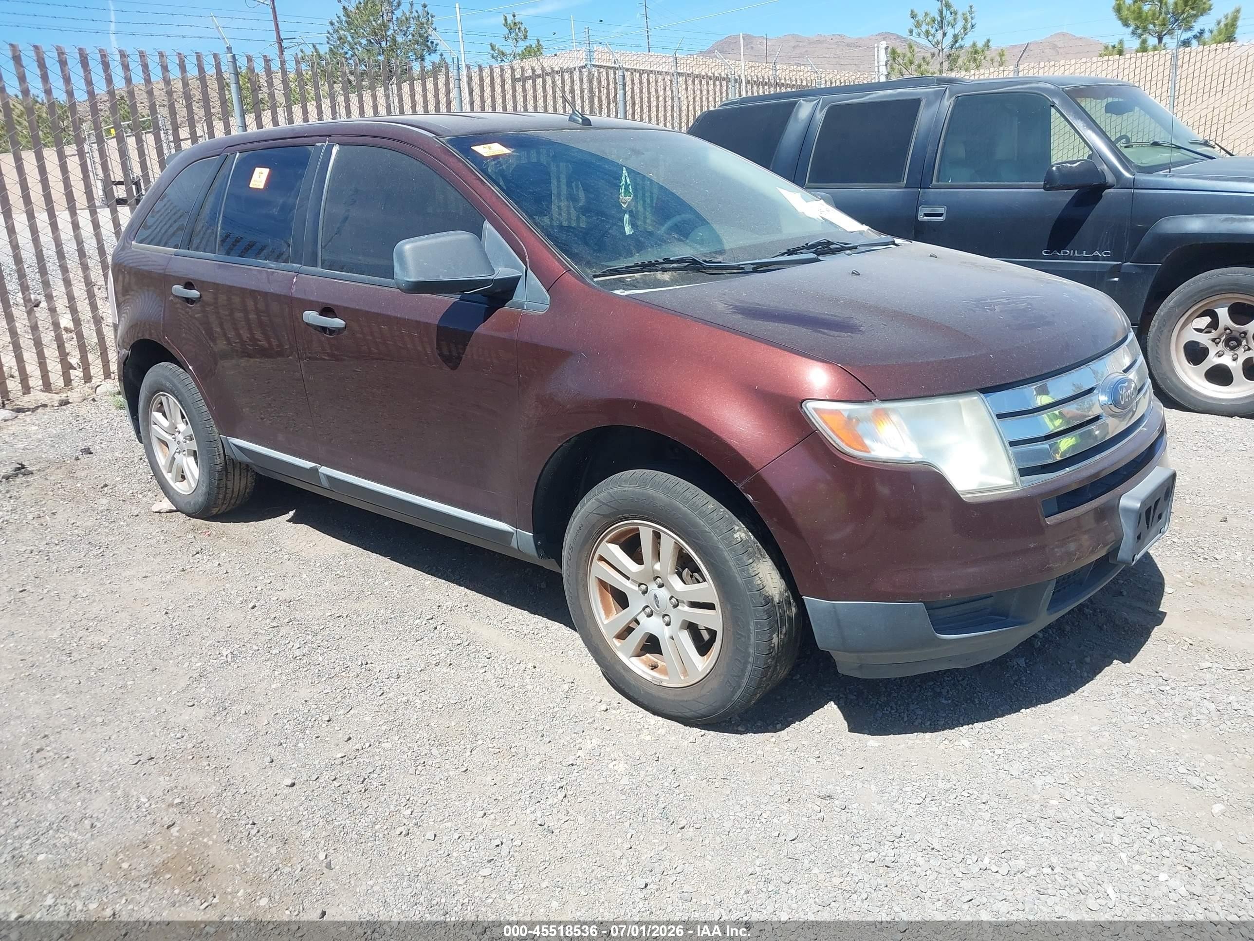 2009 Ford Edge Se Burgundy vin: 2FMDK36C59BA78750