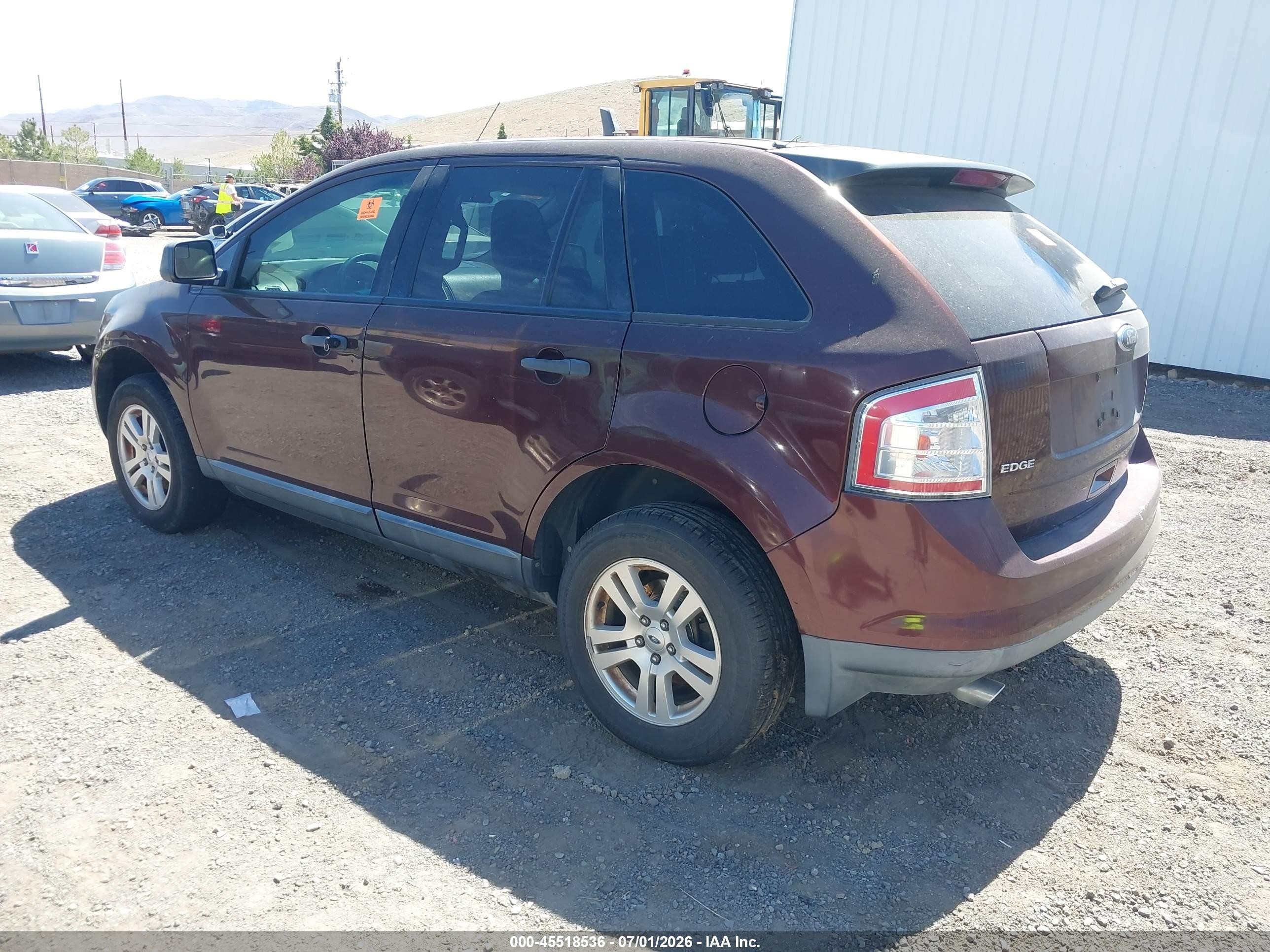 2009 Ford Edge Se Burgundy vin: 2FMDK36C59BA78750