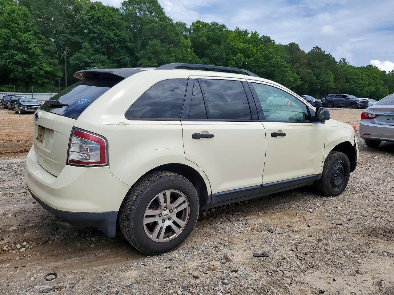 2007 Ford Edge Se Cream vin: 2FMDK36C67BA95828