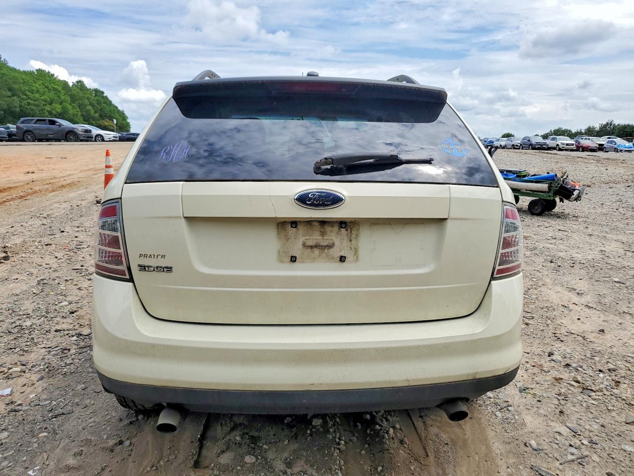 2007 Ford Edge Se Cream vin: 2FMDK36C67BA95828