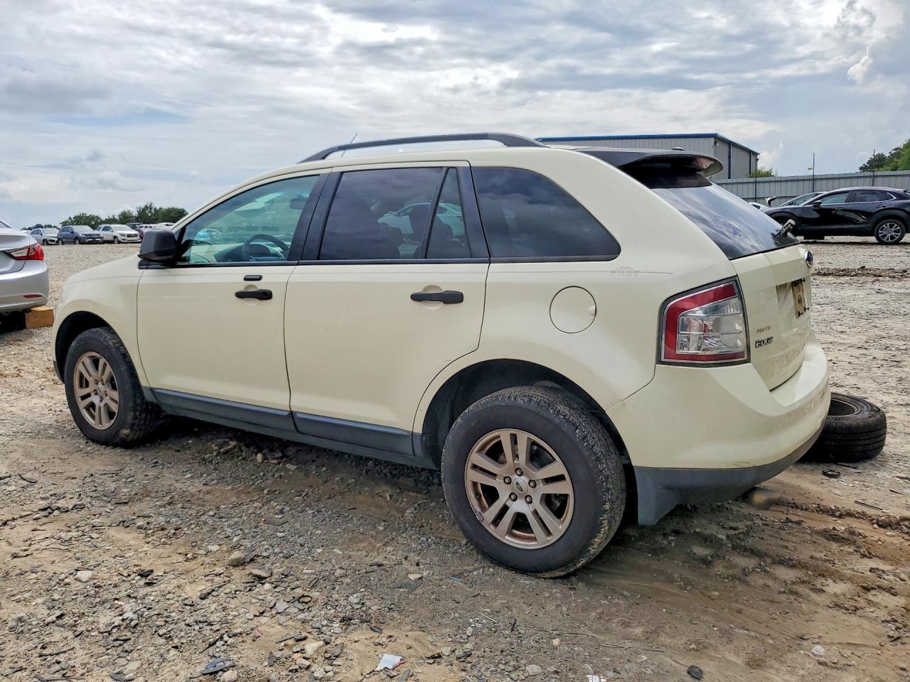 2007 Ford Edge Se Cream vin: 2FMDK36C67BA95828