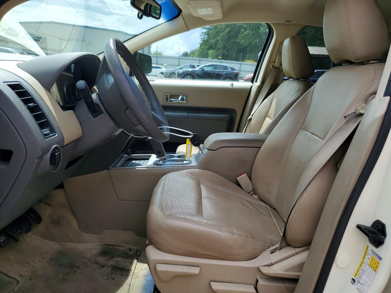 2007 Ford Edge Se Cream vin: 2FMDK36C67BA95828