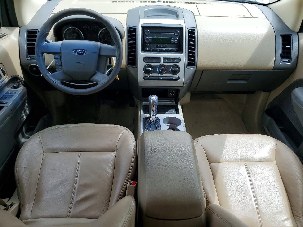 2007 Ford Edge Se Cream vin: 2FMDK36C67BA95828