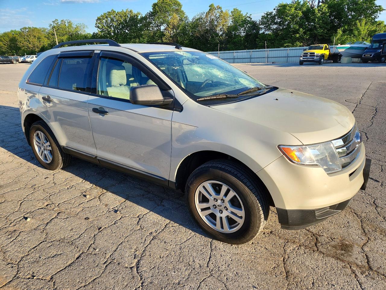 2007 Ford Edge Se Cream vin: 2FMDK36C67BB18508