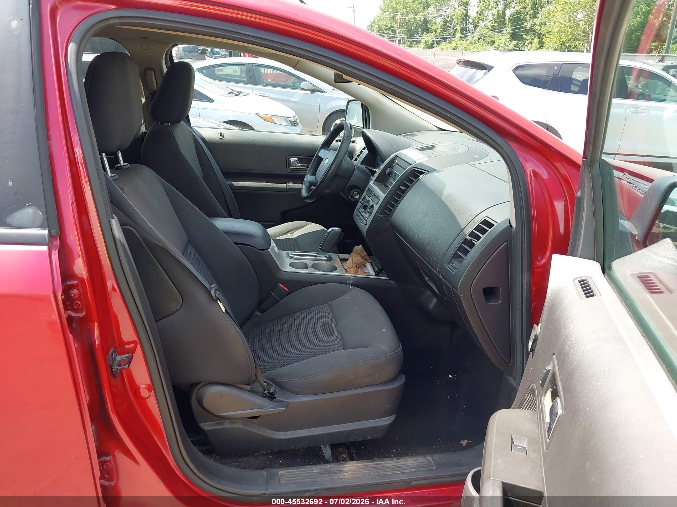 2008 Ford Edge Se Red vin: 2FMDK36C68BA11752
