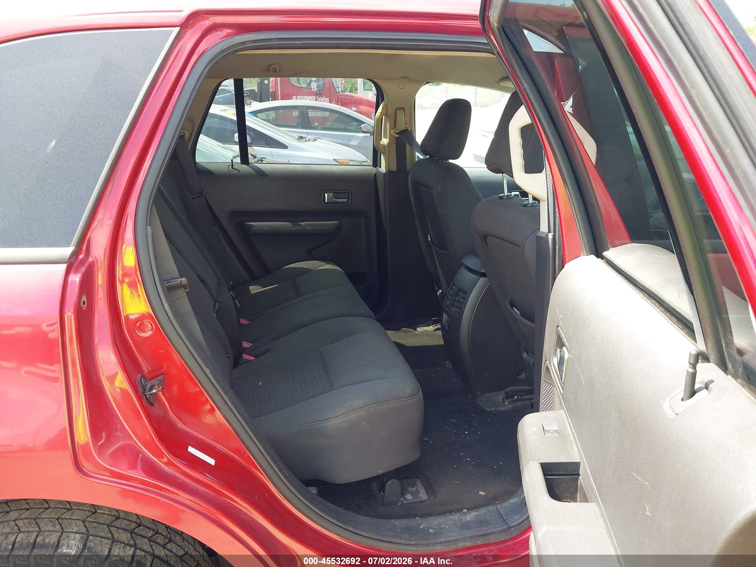2008 Ford Edge Se Red vin: 2FMDK36C68BA11752