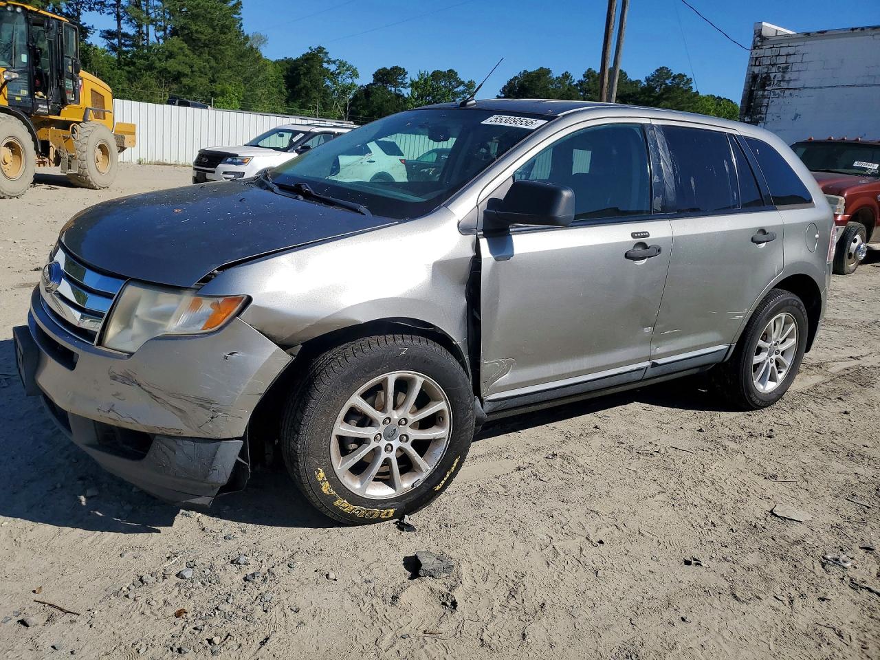 2008 Ford Edge Se Gray vin: 2FMDK36C68BB01936