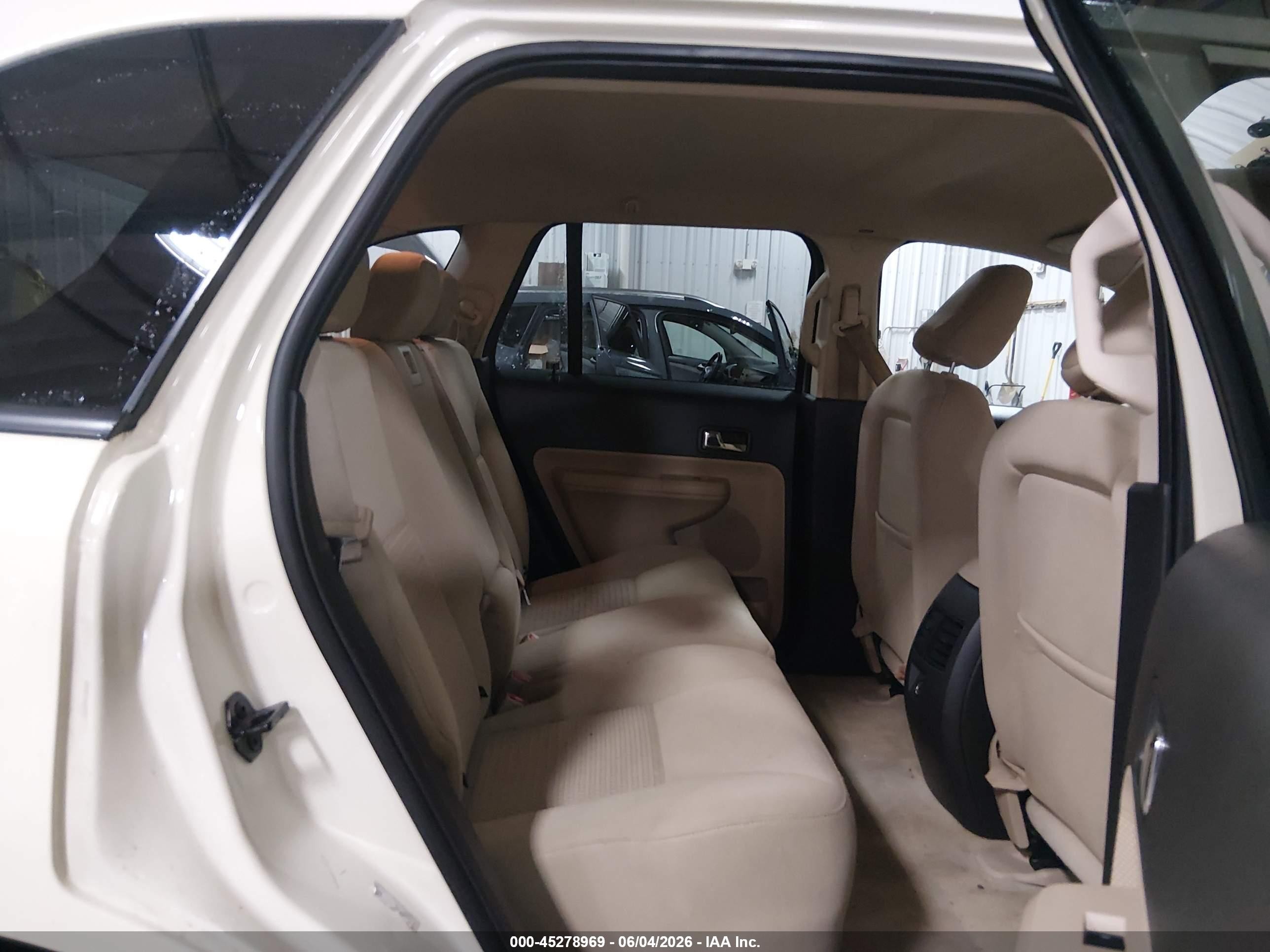 2008 Ford Edge Se White vin: 2FMDK36C68BB25010
