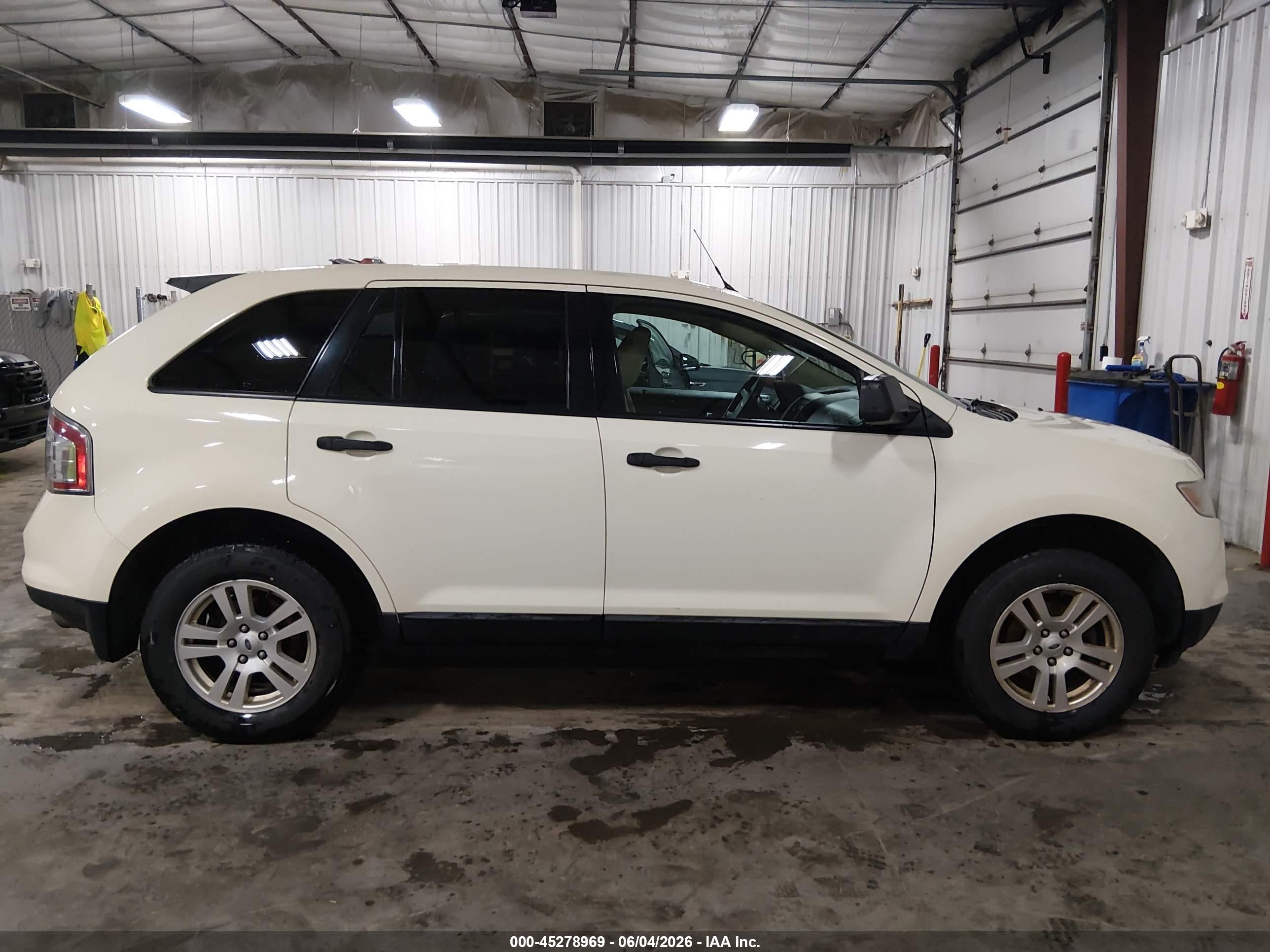 2008 Ford Edge Se White vin: 2FMDK36C68BB25010