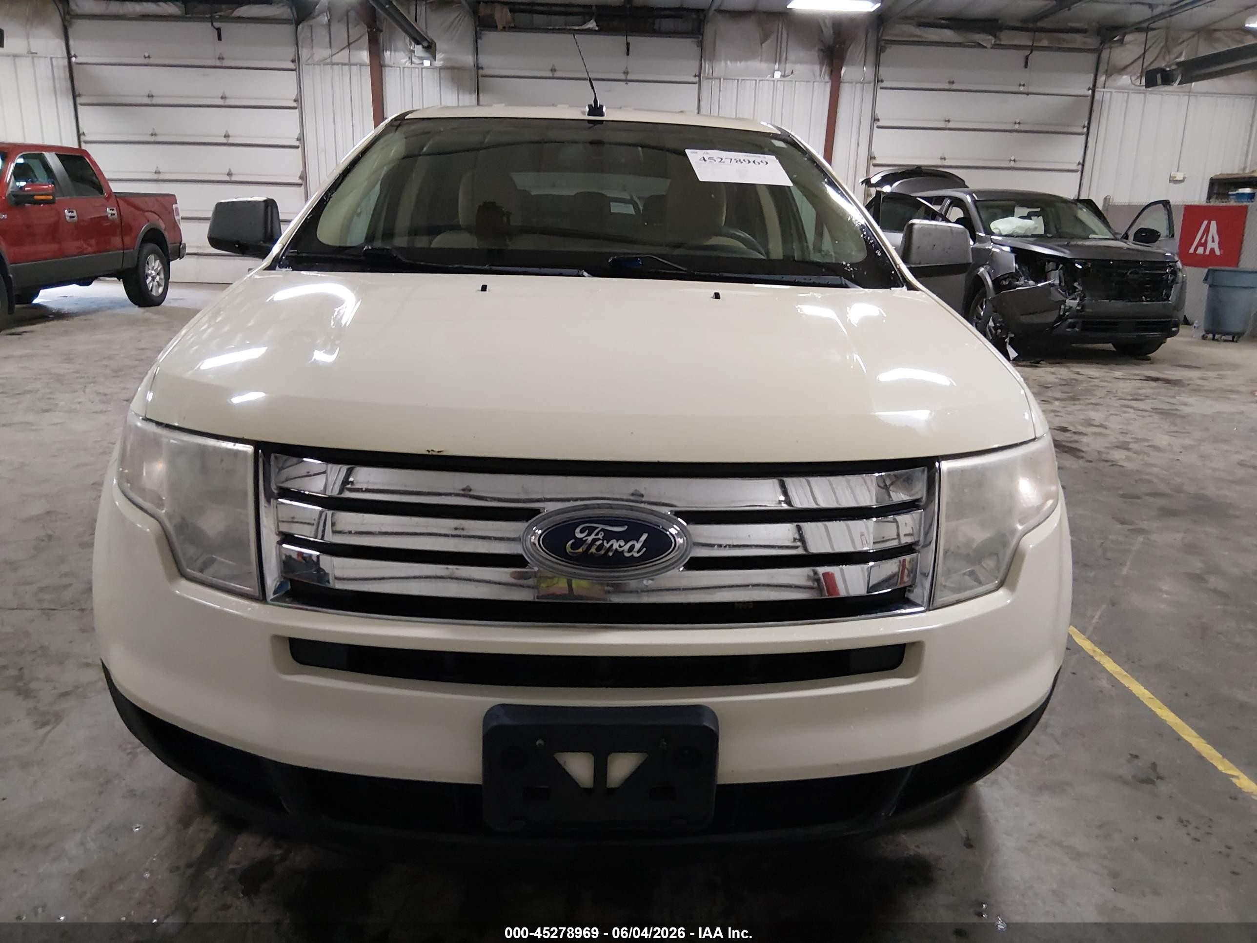2008 Ford Edge Se White vin: 2FMDK36C68BB25010