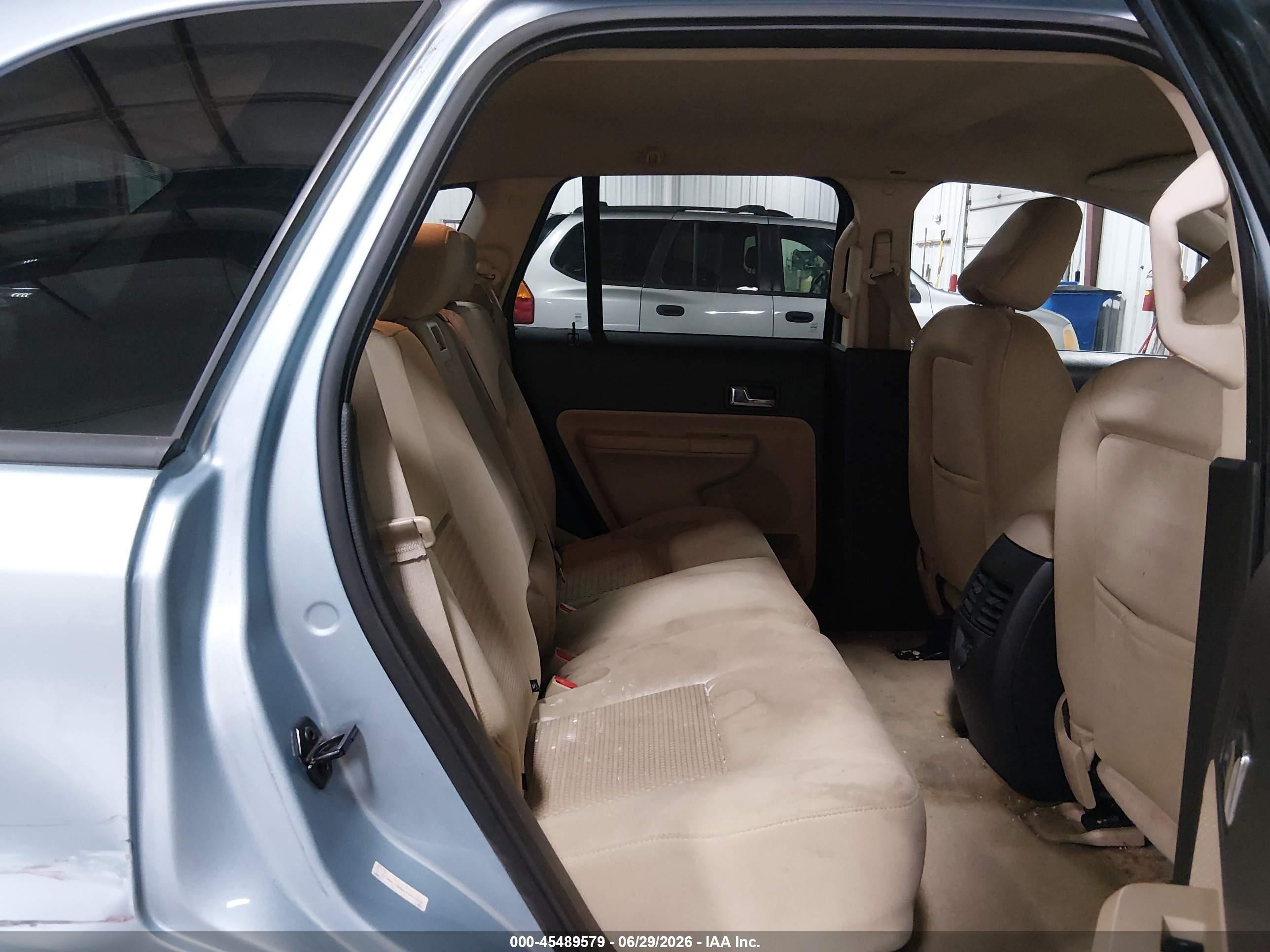 2008 Ford Edge Se Light Blue vin: 2FMDK36C68BB41322