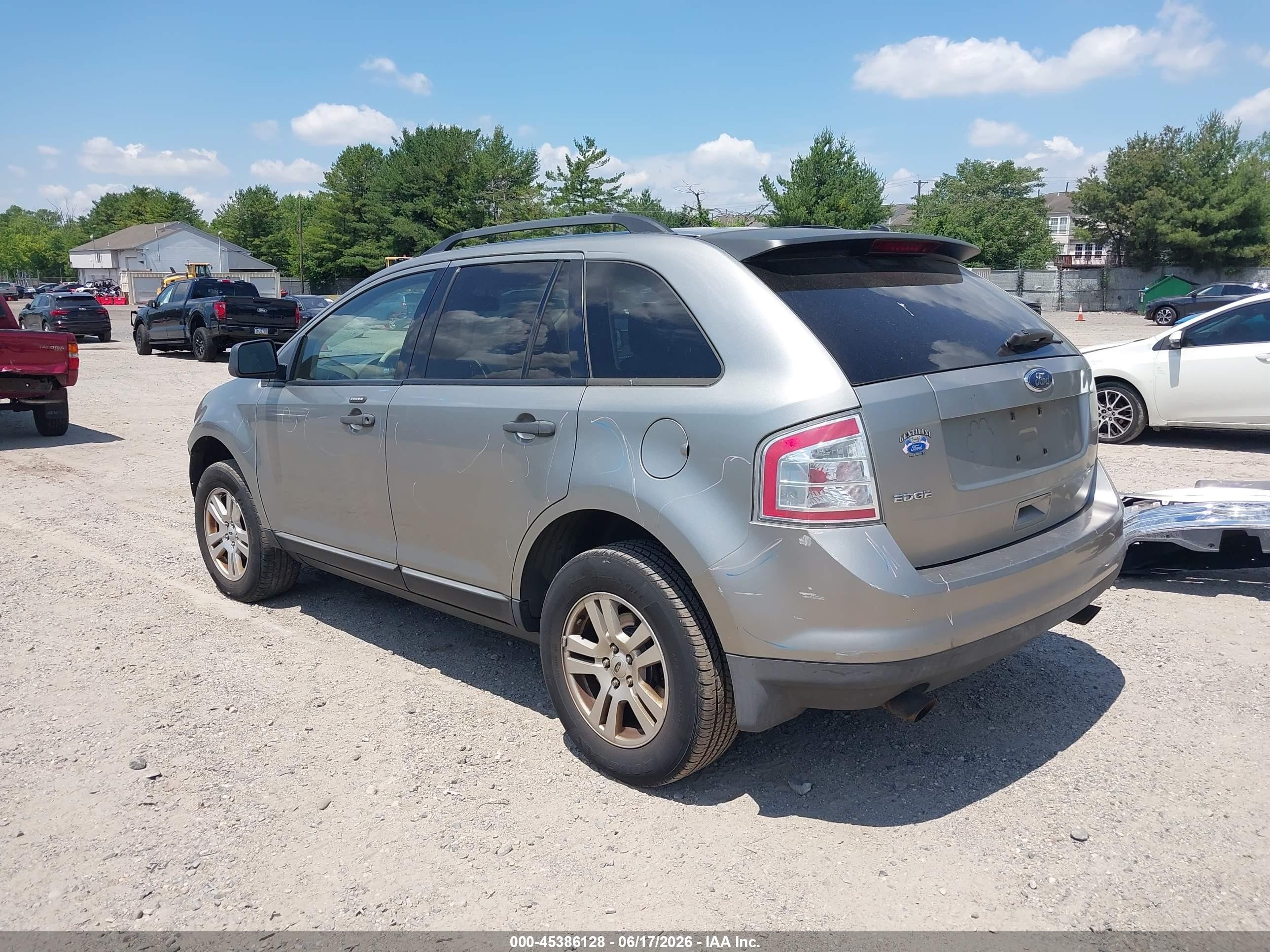 2008 Ford Edge Se Серый vin: 2FMDK36C68BB46875