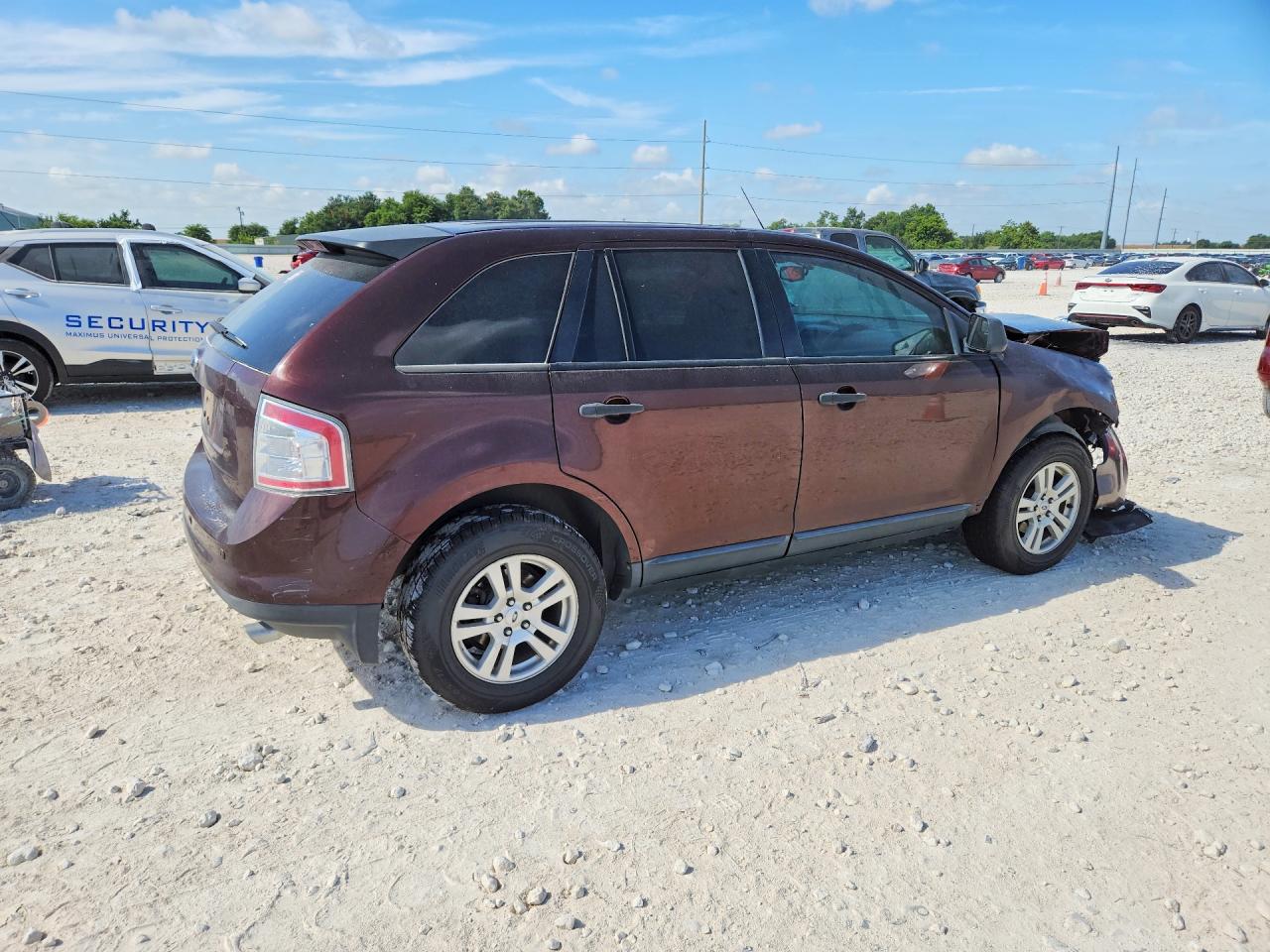 2009 Ford Edge Se Maroon vin: 2FMDK36C69BA47801
