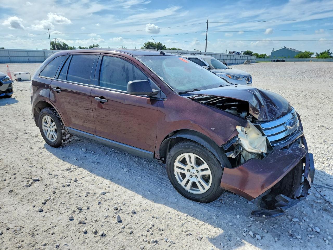 2009 Ford Edge Se Maroon vin: 2FMDK36C69BA47801