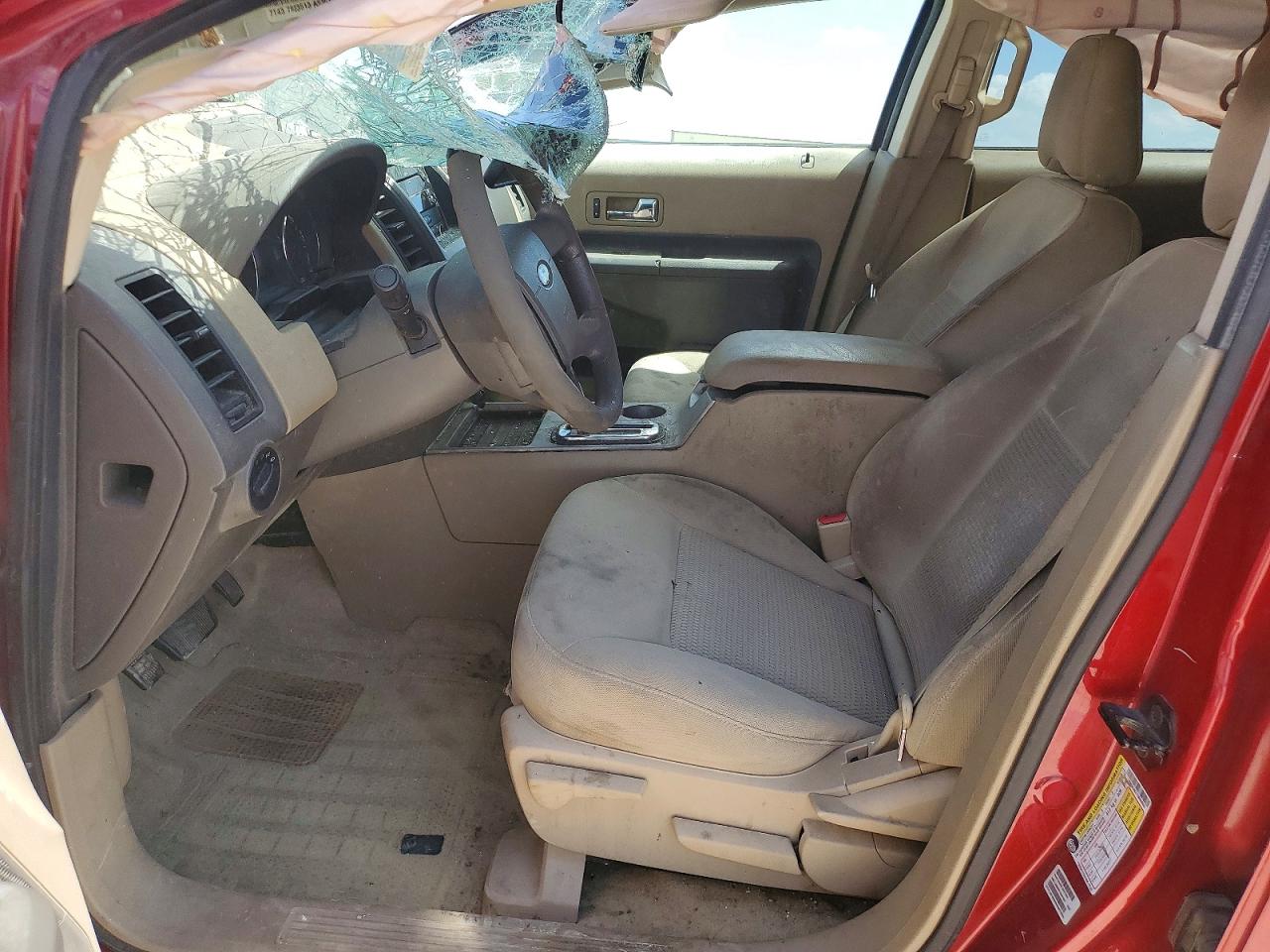 2007 Ford Edge Se Red vin: 2FMDK36C77BB60850