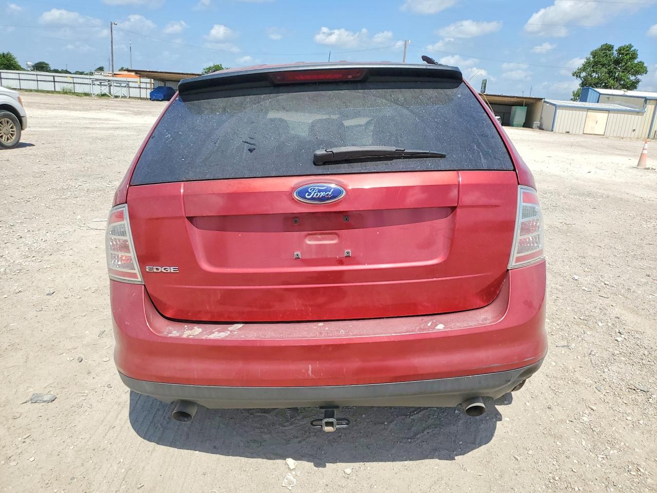 2007 Ford Edge Se Red vin: 2FMDK36C77BB60850