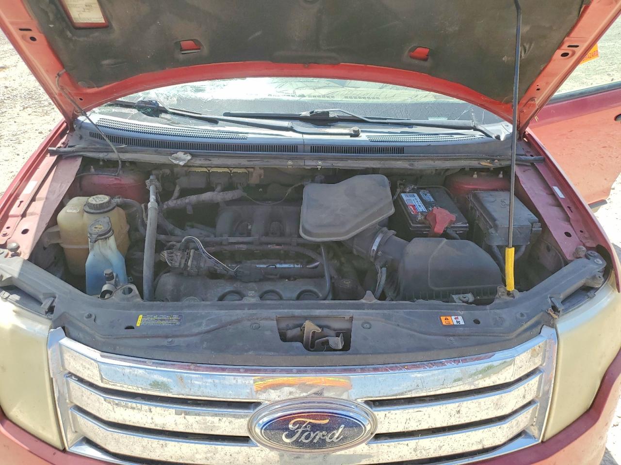 2007 Ford Edge Se Red vin: 2FMDK36C77BB60850