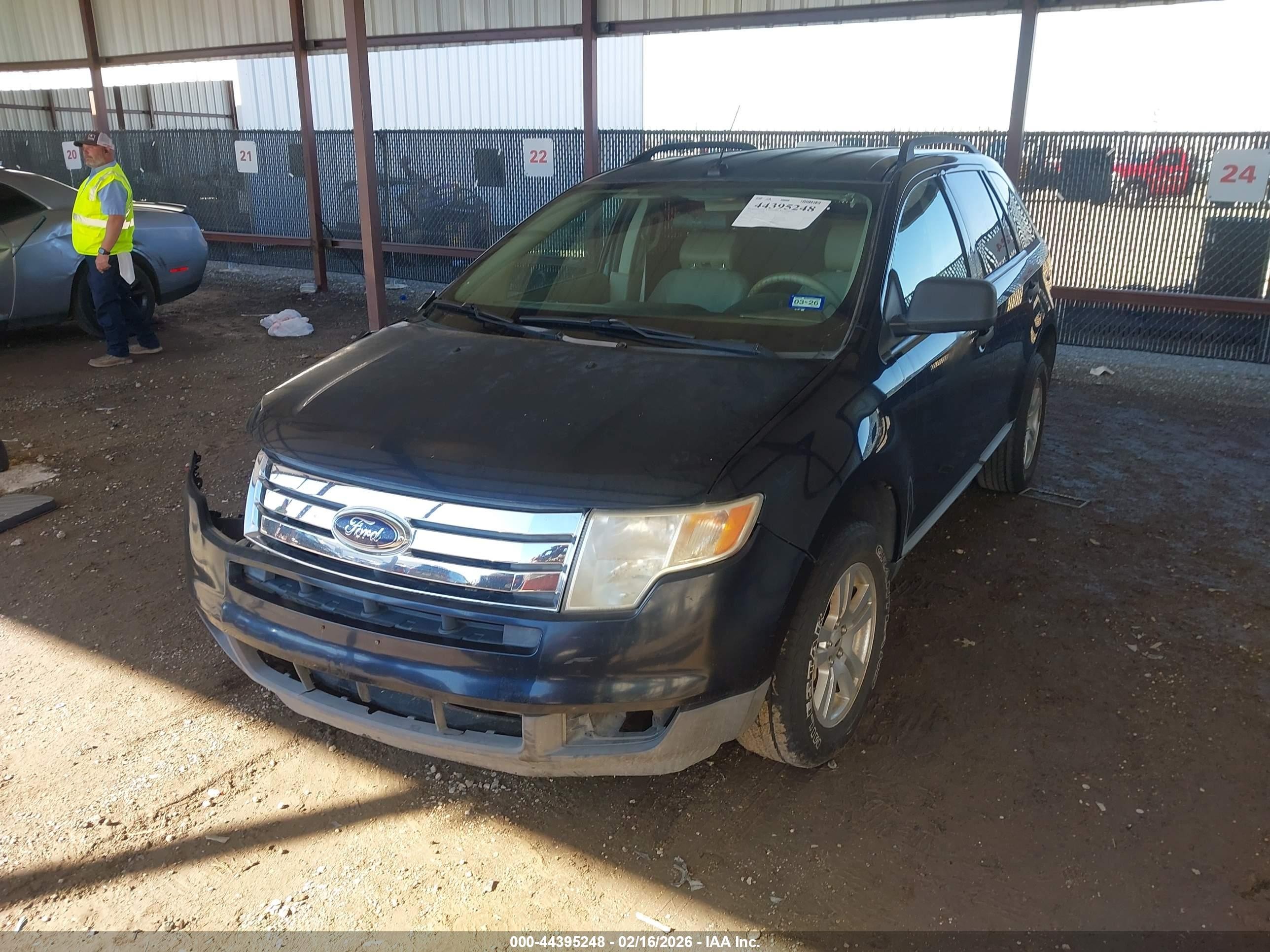 2008 Ford Edge Se Black vin: 2FMDK36C78BA43481