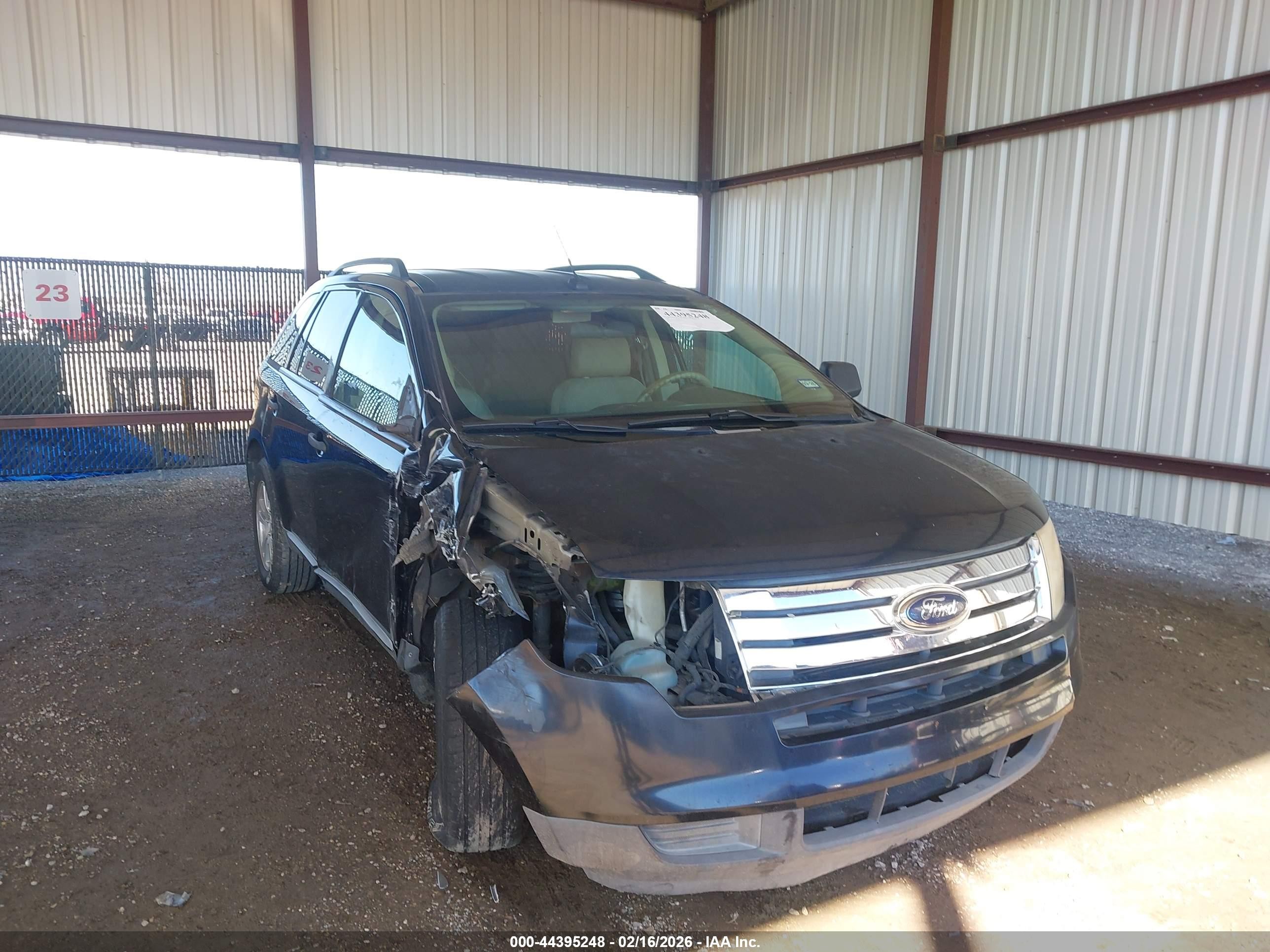2008 Ford Edge Se Black vin: 2FMDK36C78BA43481