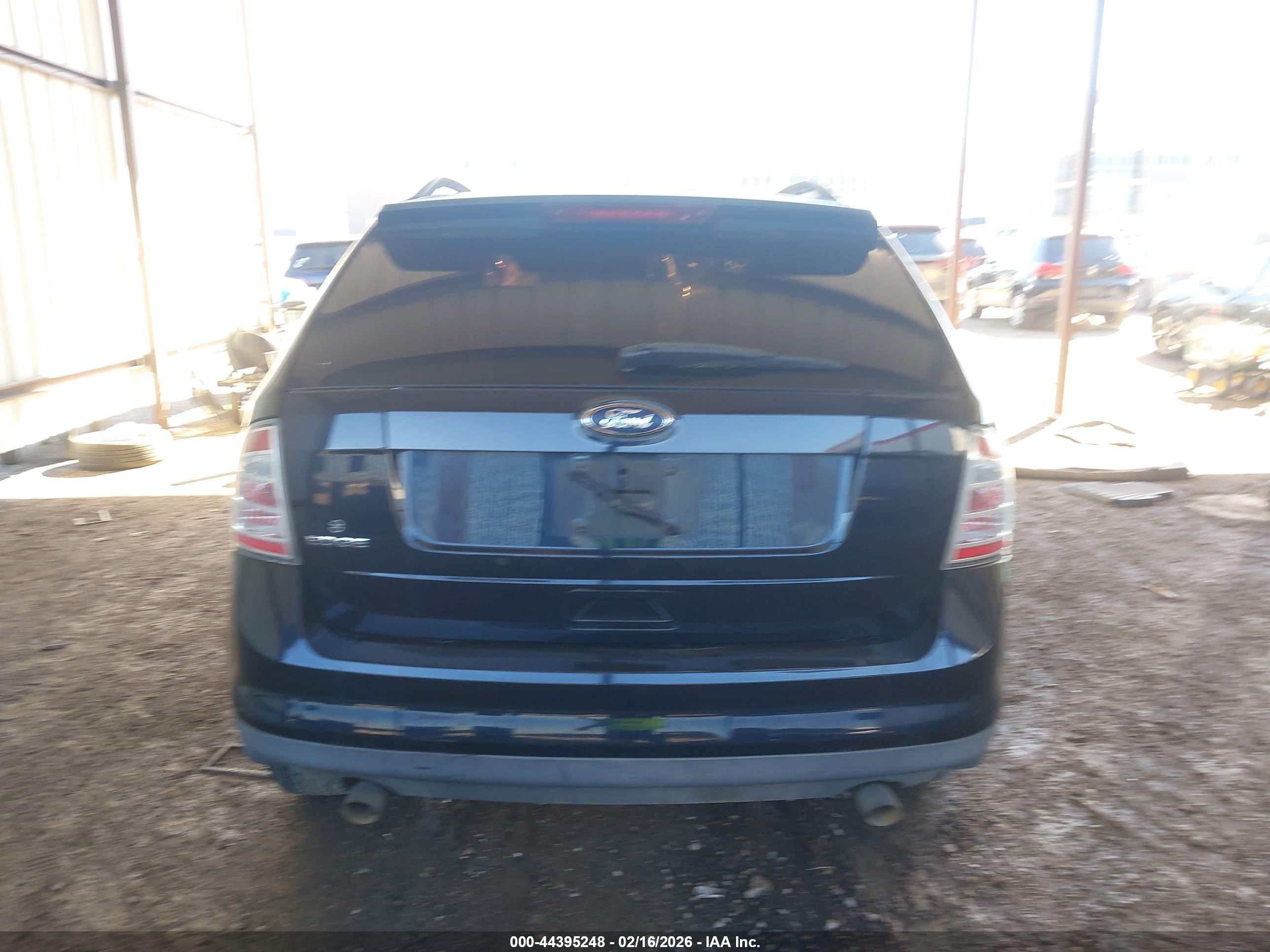 2008 Ford Edge Se Black vin: 2FMDK36C78BA43481