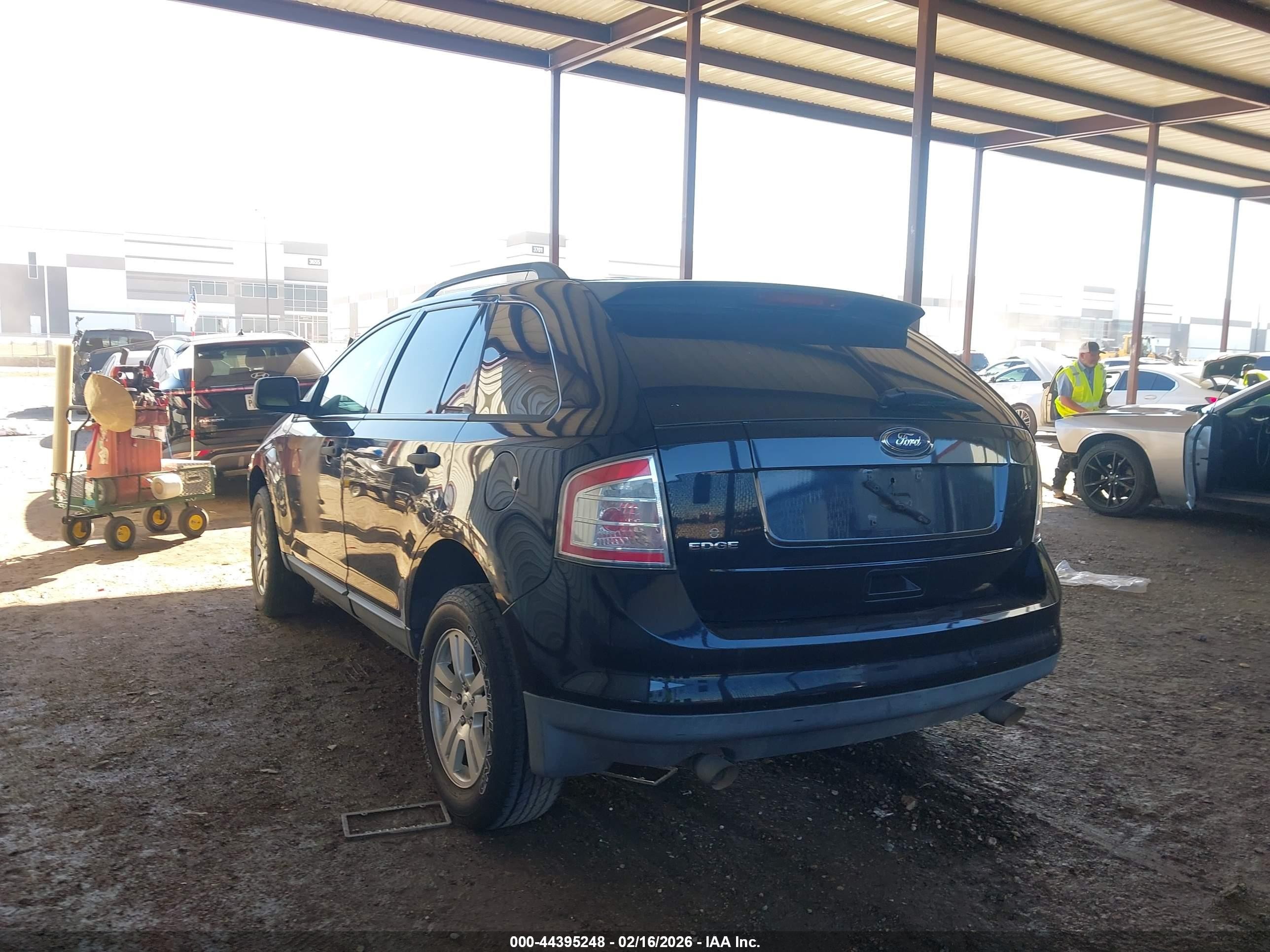 2008 Ford Edge Se Black vin: 2FMDK36C78BA43481