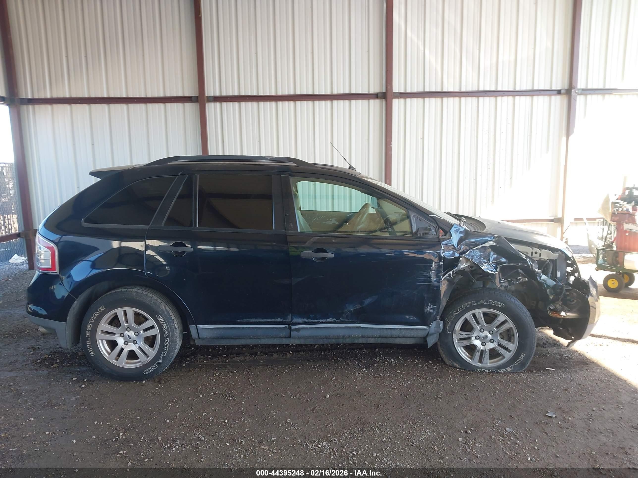 2008 Ford Edge Se Black vin: 2FMDK36C78BA43481