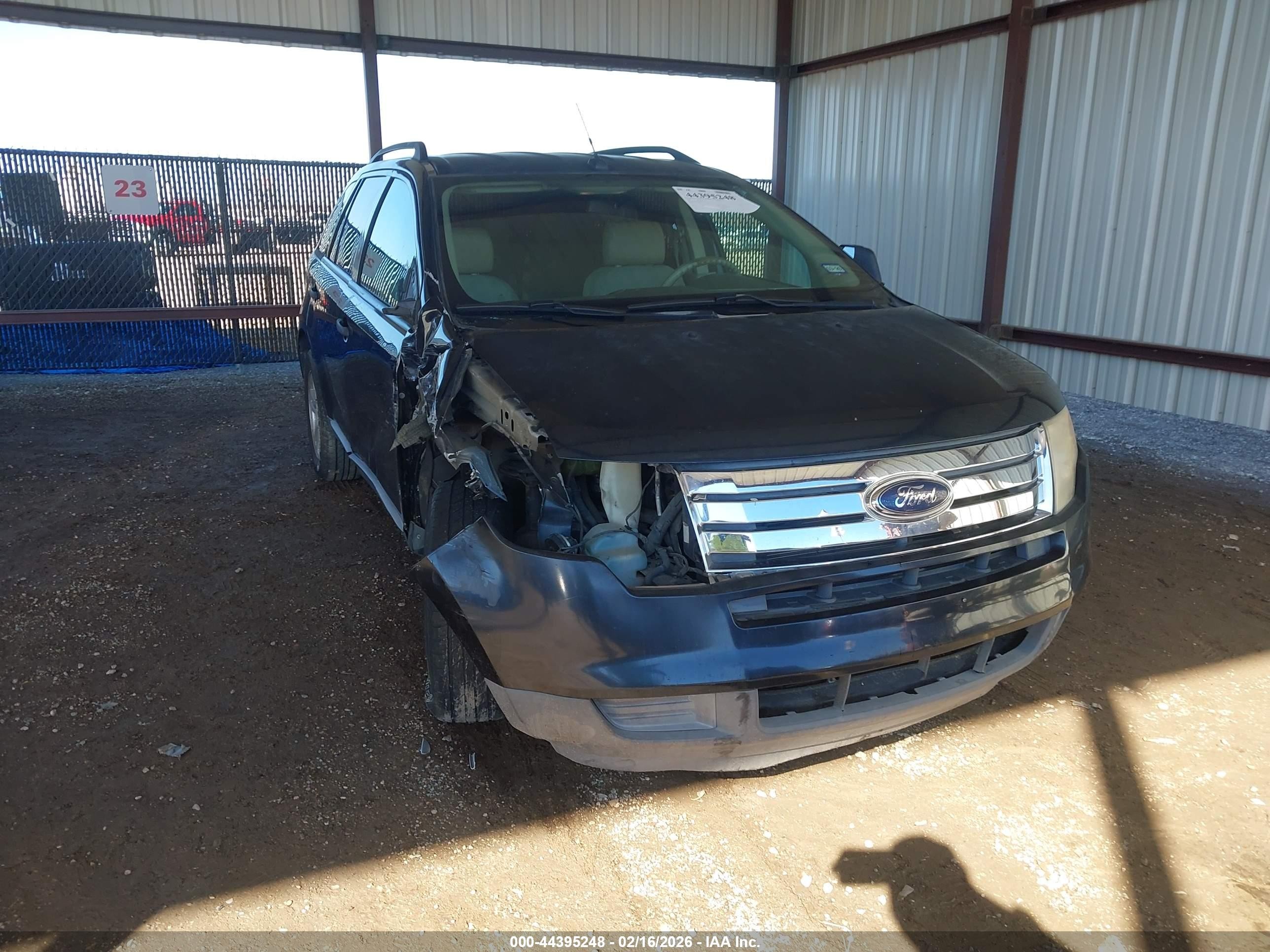 2008 Ford Edge Se Black vin: 2FMDK36C78BA43481