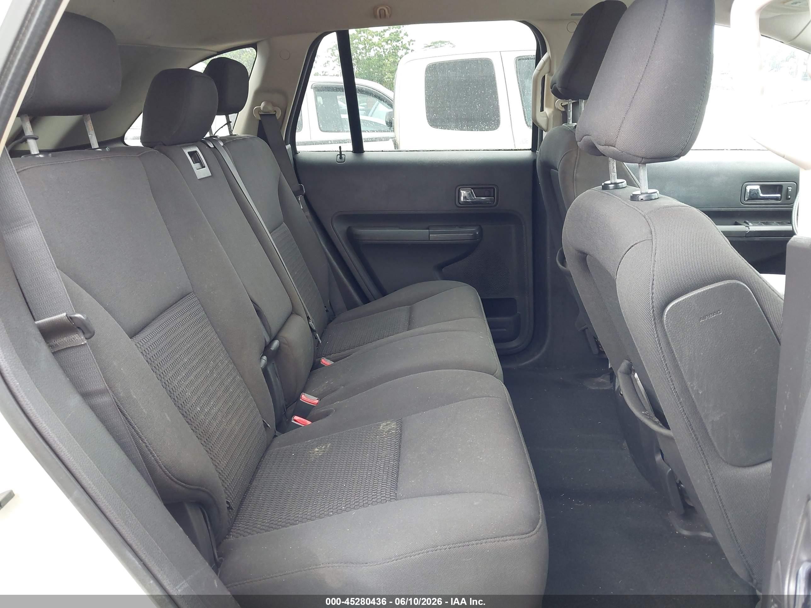 2008 Ford Edge Se White vin: 2FMDK36C88BA01109