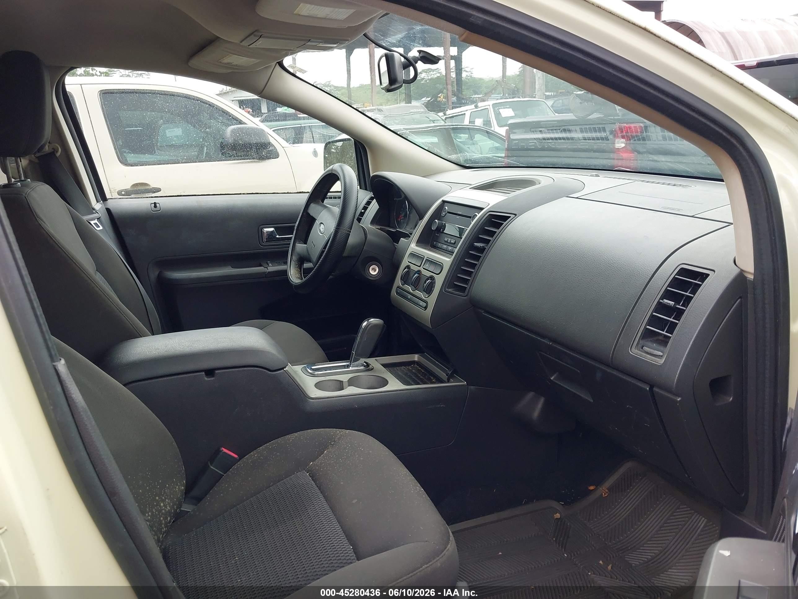 2008 Ford Edge Se White vin: 2FMDK36C88BA01109