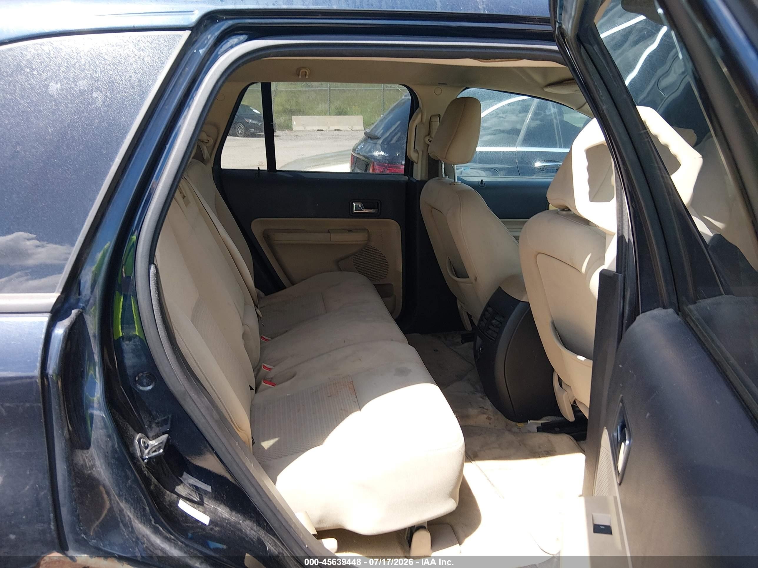 2008 Ford Edge Se Black vin: 2FMDK36C88BA31839