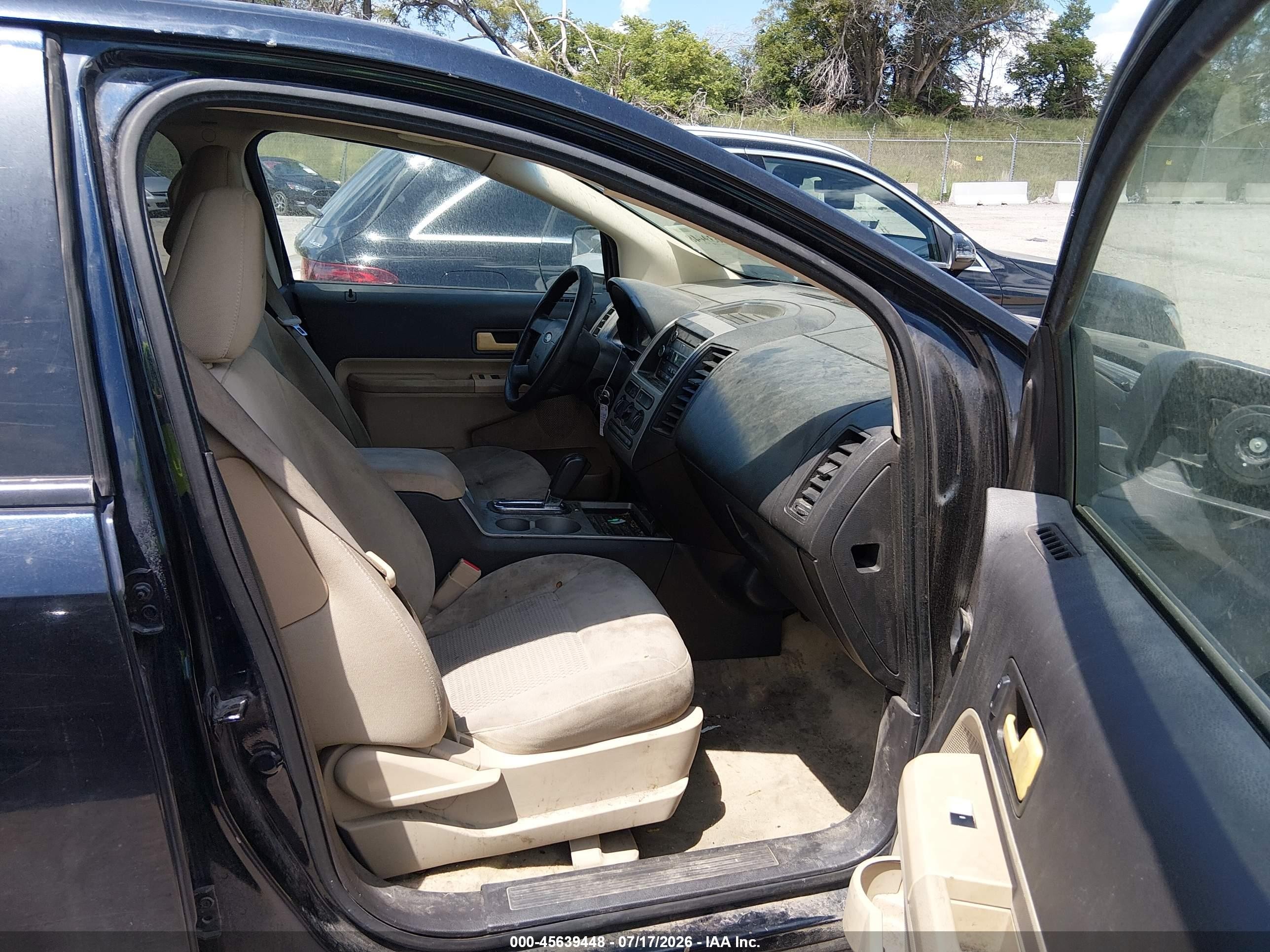 2008 Ford Edge Se Black vin: 2FMDK36C88BA31839