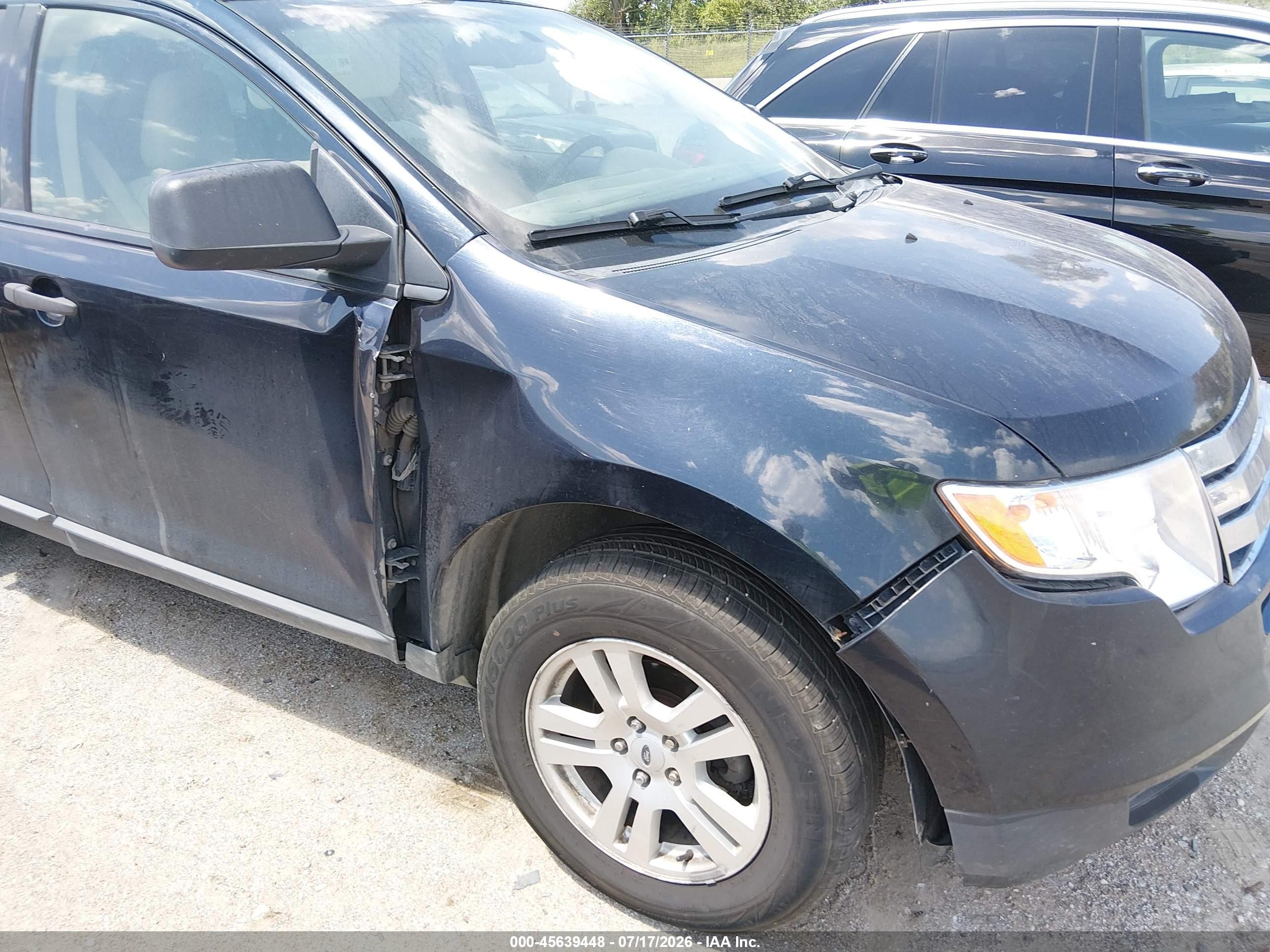 2008 Ford Edge Se Black vin: 2FMDK36C88BA31839