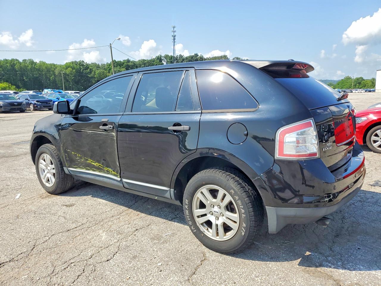 2008 Ford Edge Black vin: 2FMDK36C88BA61715