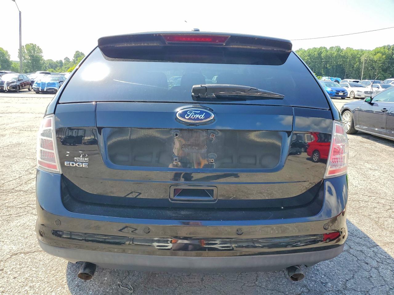 2008 Ford Edge Black vin: 2FMDK36C88BA61715