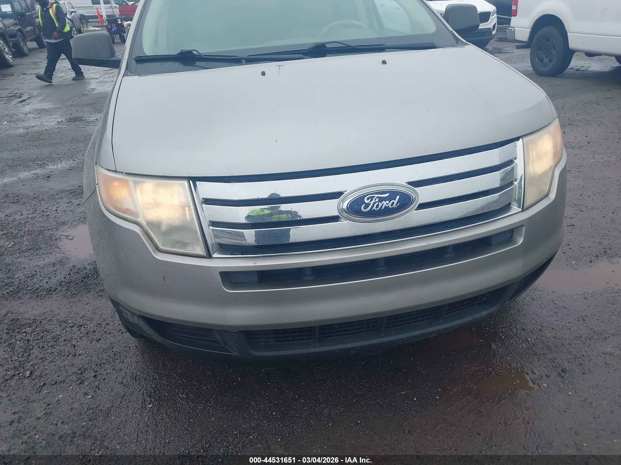2008 Ford Edge Se Gray vin: 2FMDK36C88BA65991