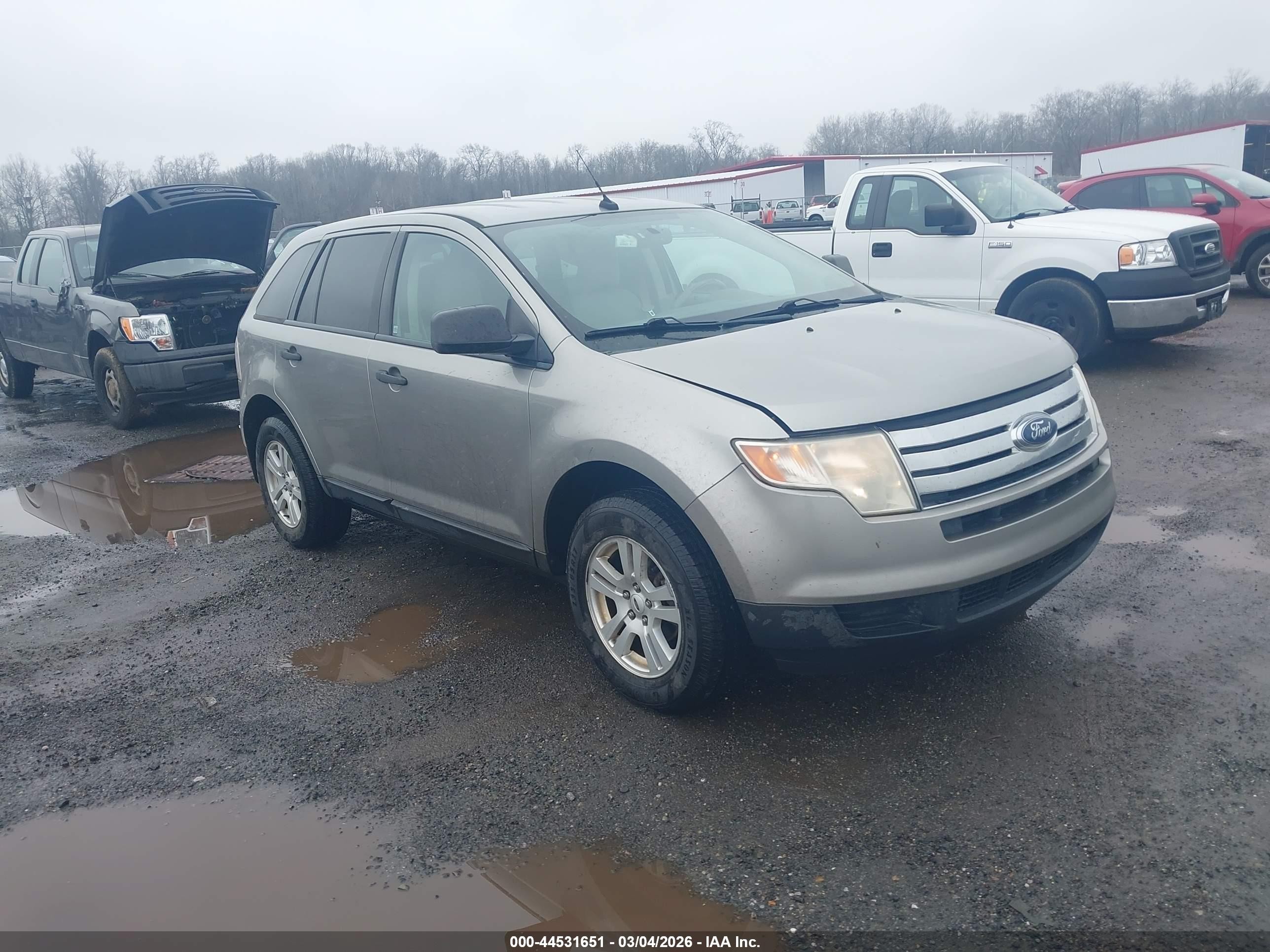 2008 Ford Edge Se Серый vin: 2FMDK36C88BA65991