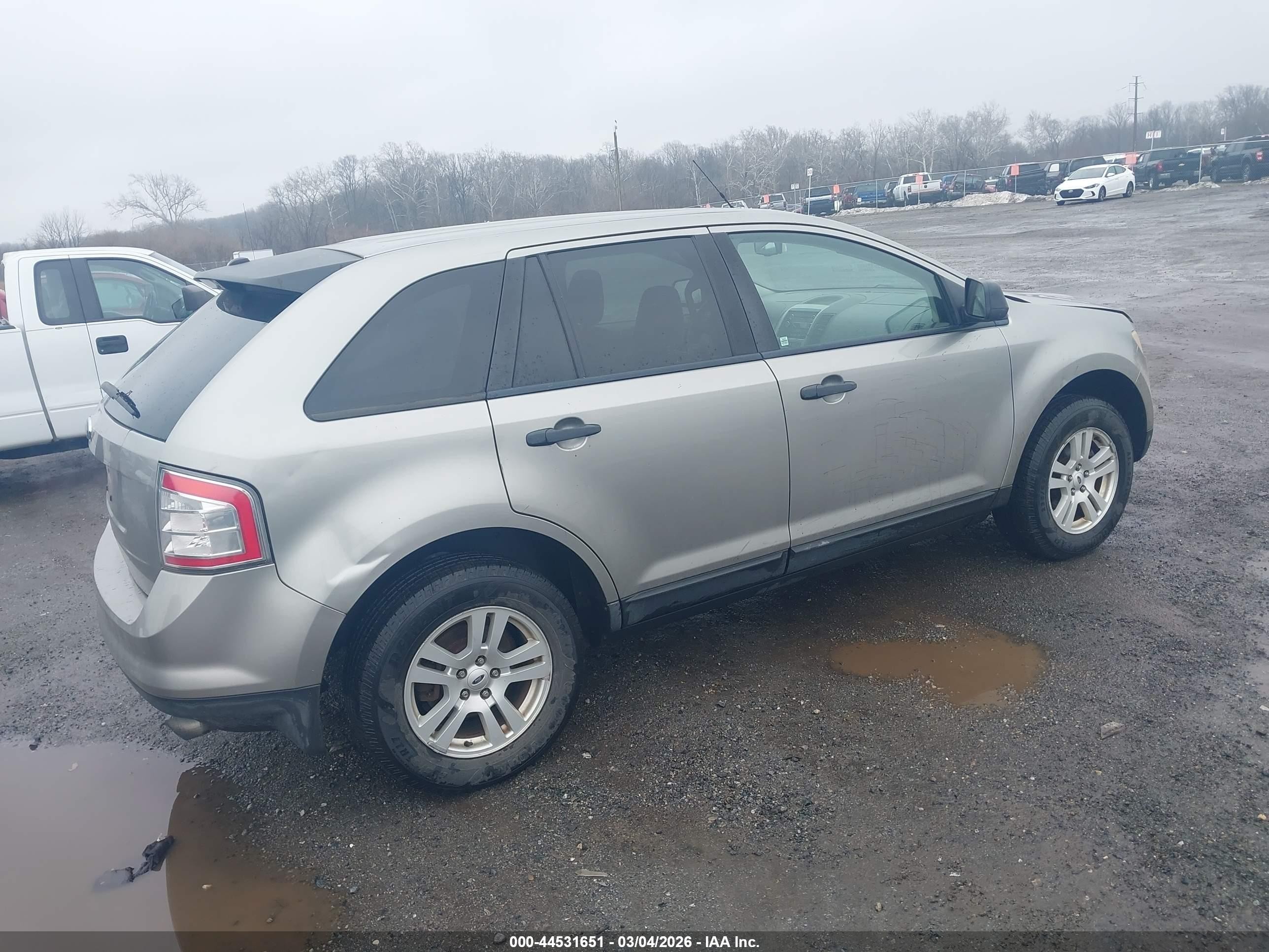 2008 Ford Edge Se Gray vin: 2FMDK36C88BA65991