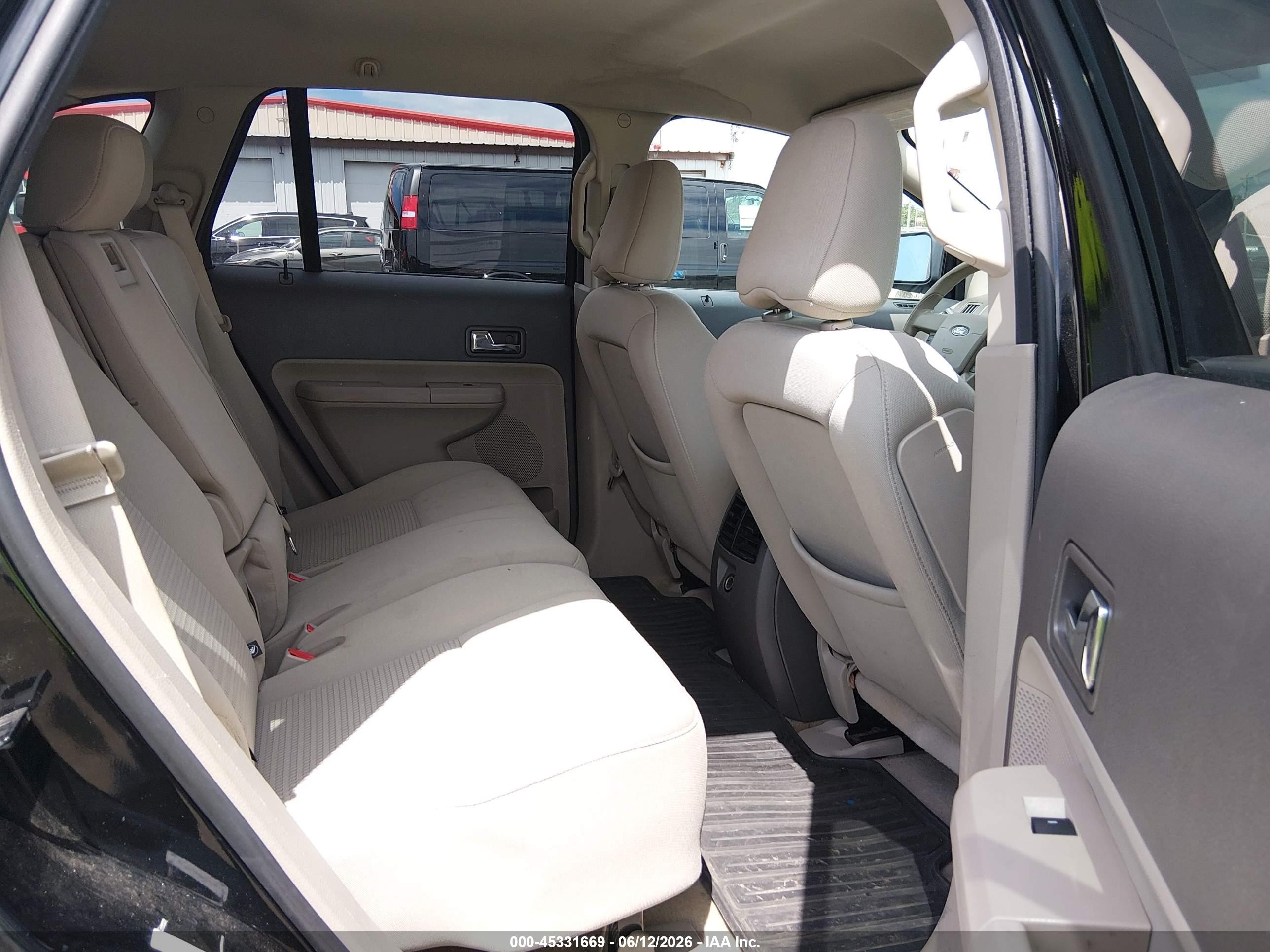 2009 Ford Edge Se Black vin: 2FMDK36C89BA56113