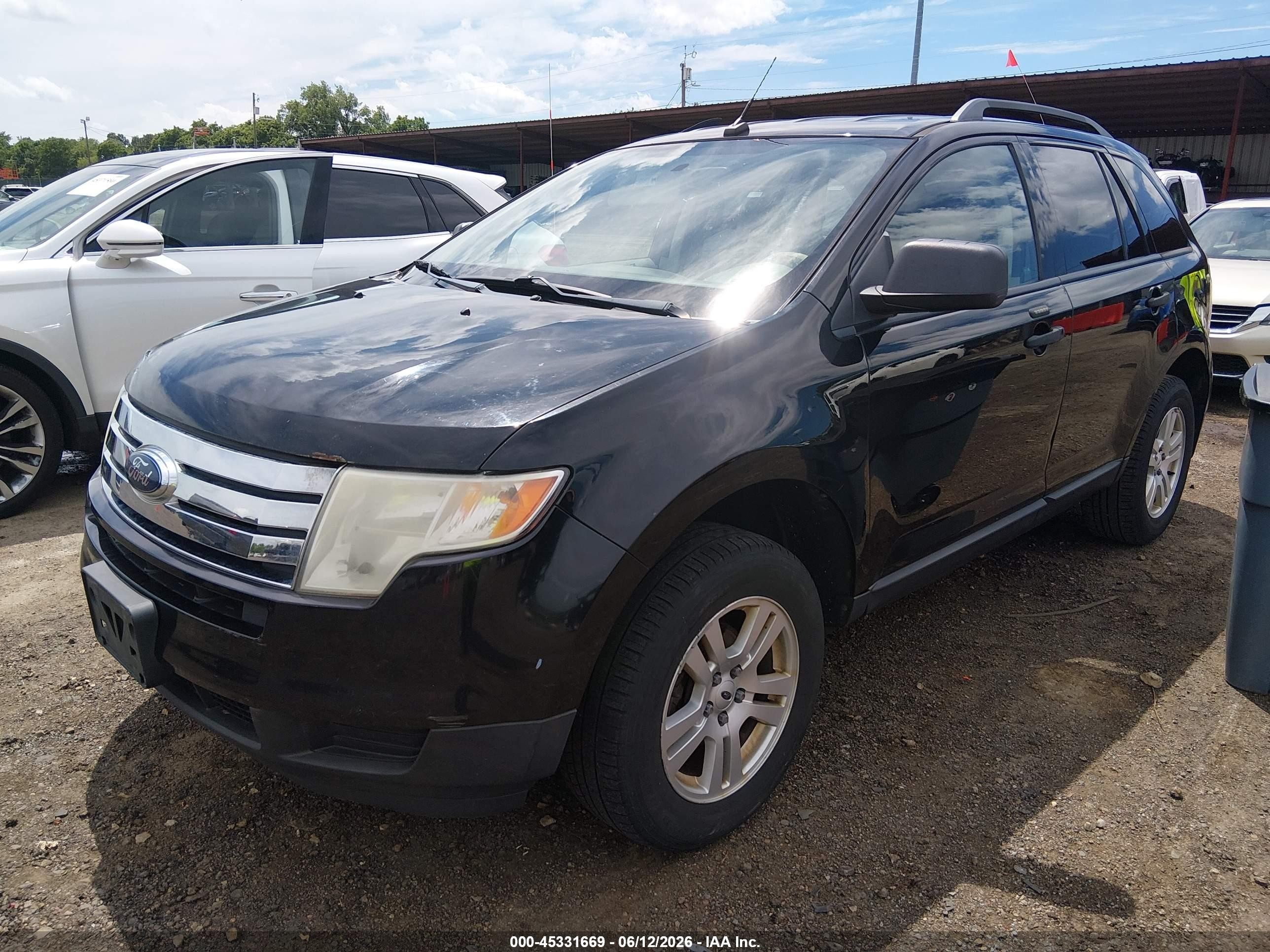 2009 Ford Edge Se Black vin: 2FMDK36C89BA56113