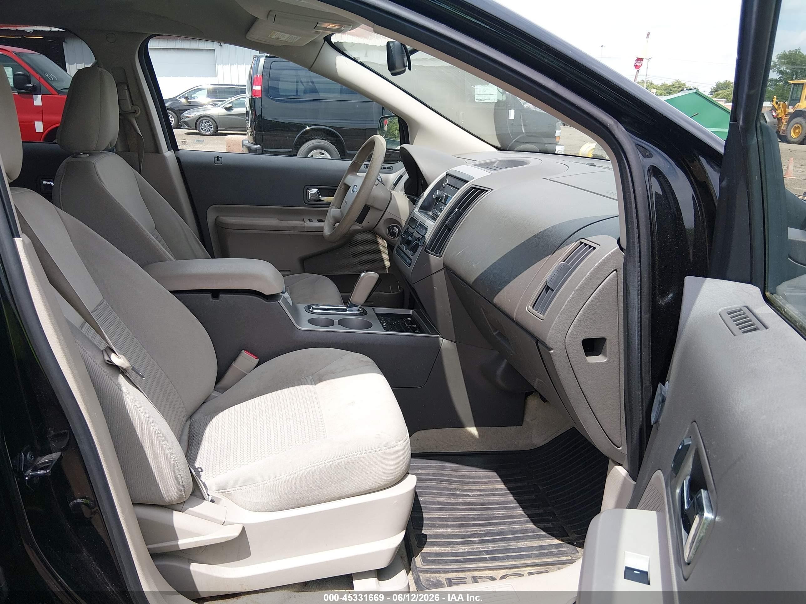 2009 Ford Edge Se Black vin: 2FMDK36C89BA56113