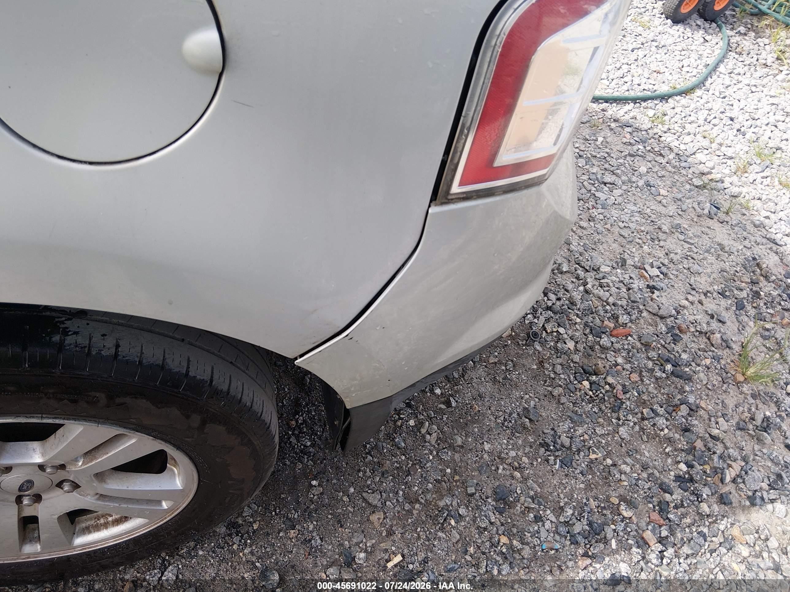 2007 Ford Edge Se White vin: 2FMDK36C97BA93913
