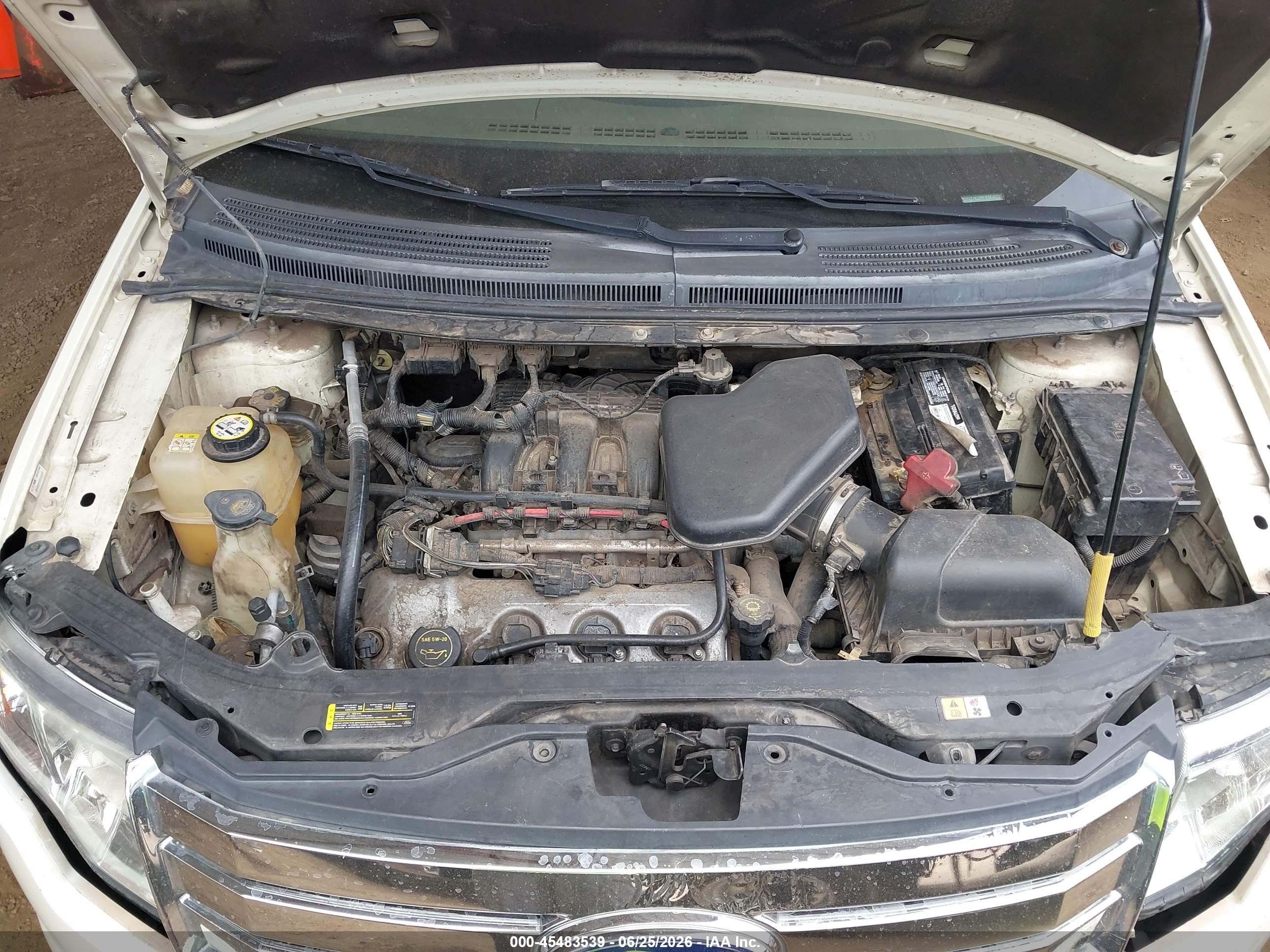 2007 Ford Edge Se Cream vin: 2FMDK36C97BB56900