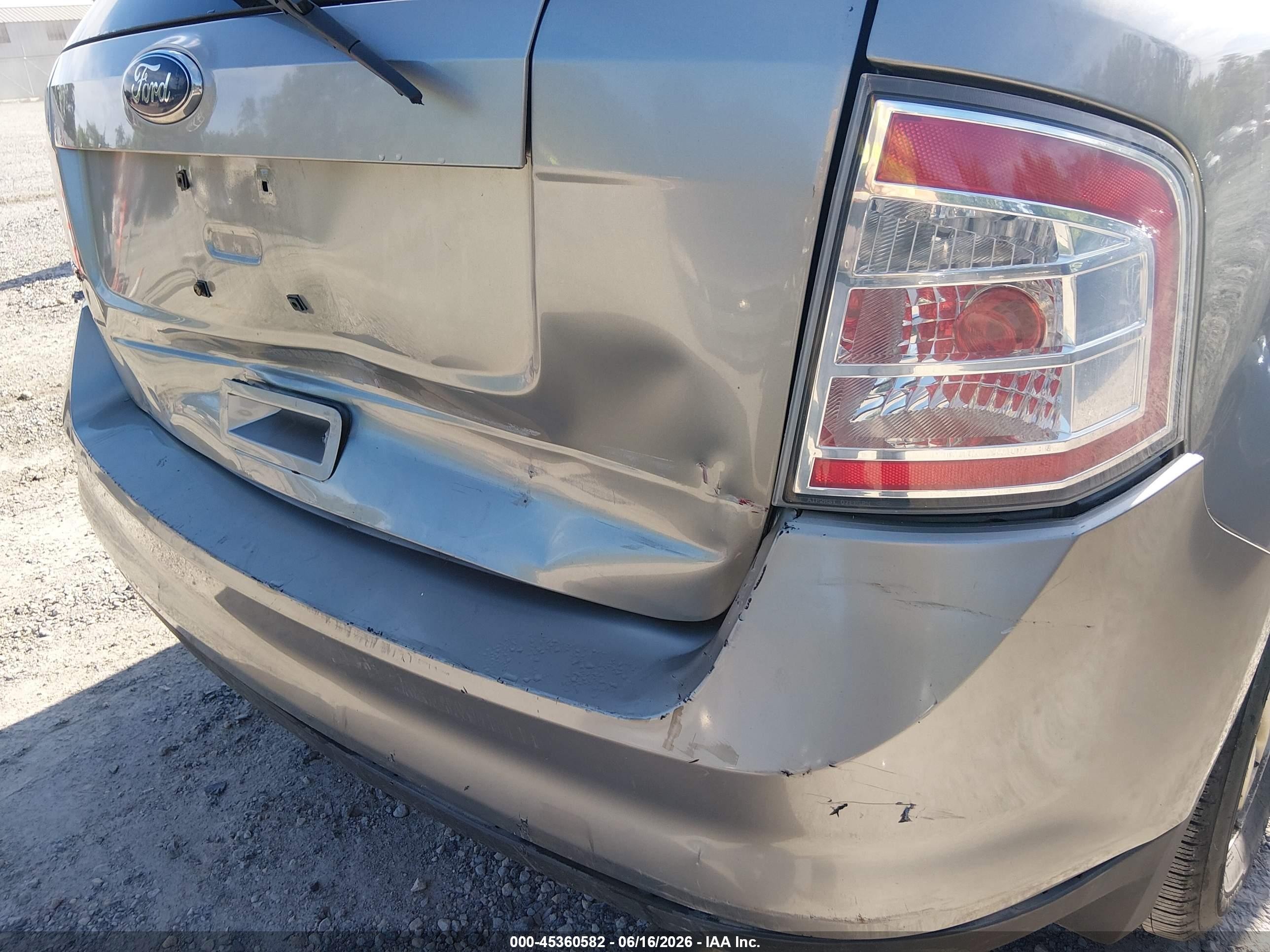 2008 Ford Edge Se Gray vin: 2FMDK36C98BA54269
